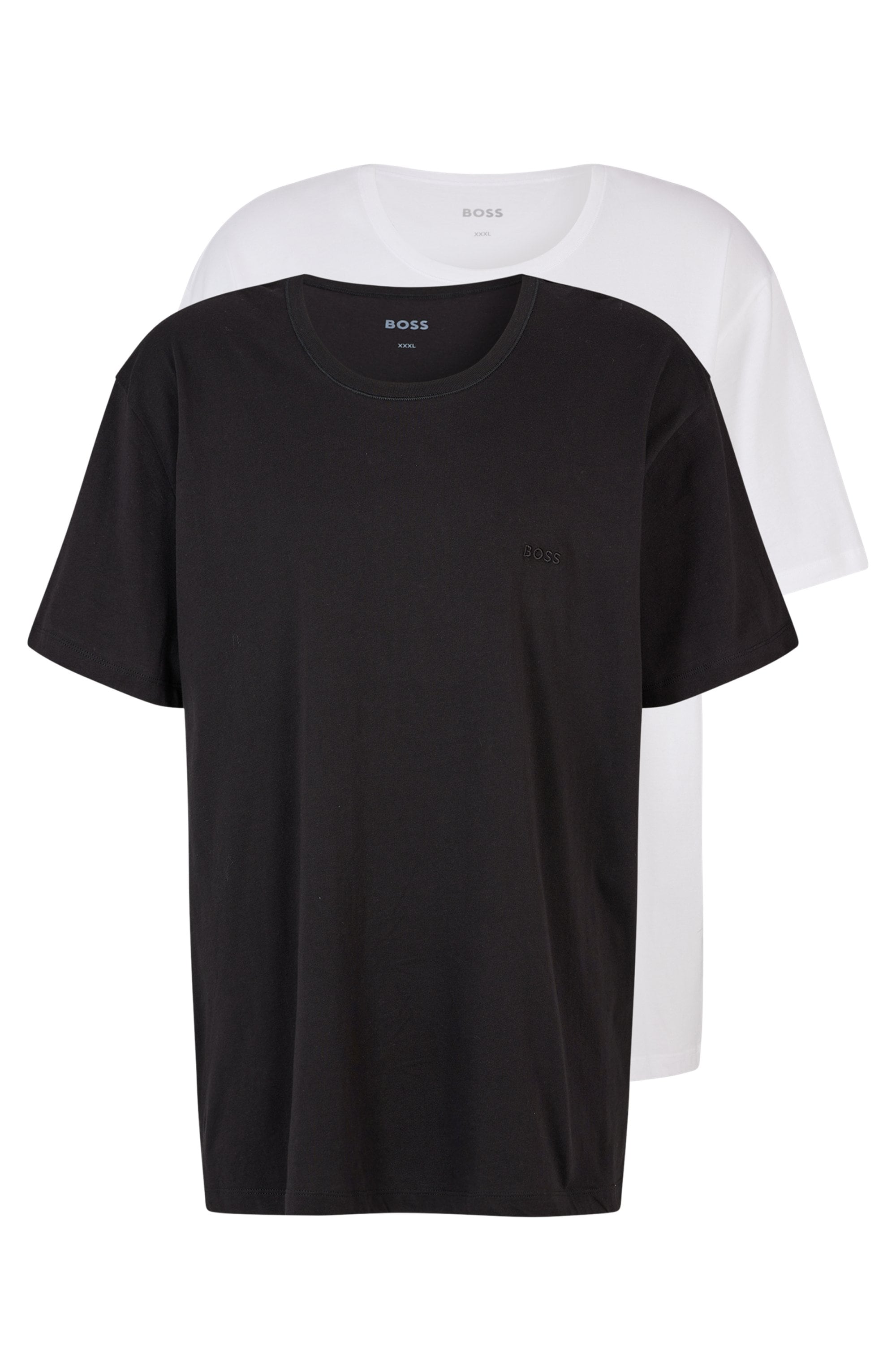 BOSS Rundhalsshirt »B-TShirtRN 2P Comfor«, (Packung, 2 tlg., 2er-Pack), mit tonalen Logo