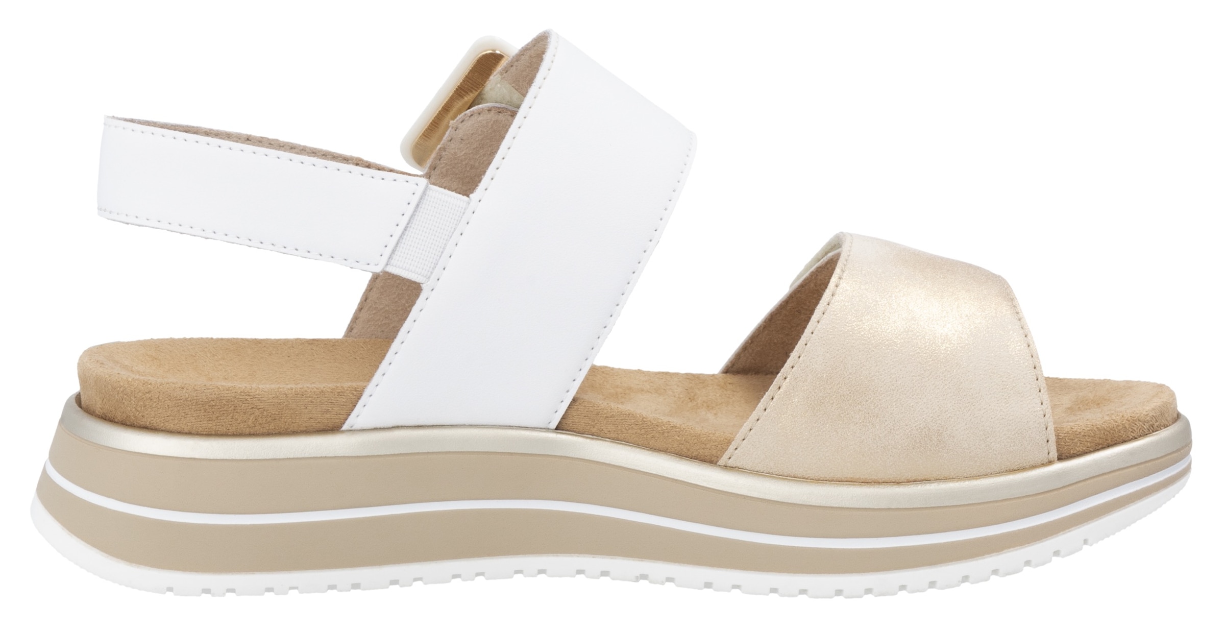 Remonte Sandales compensées  , Sommerschuh, Riemchensandale mit komfortablem Softfussbett