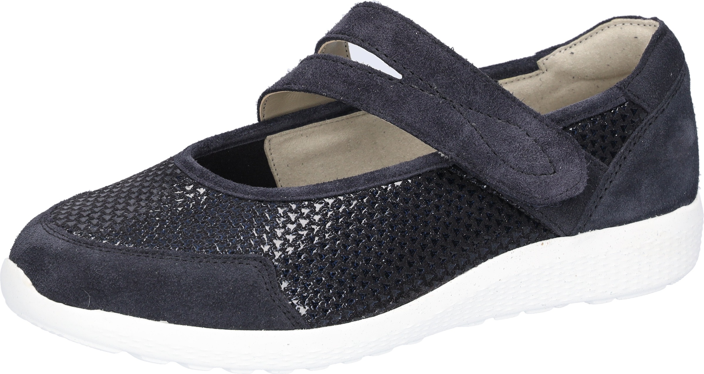 Image of Waldläufer Riemchenballerina "M-IRA Soft" Slipper, Komfortschuh, Orthotritt-Funktion, Spezialweite M