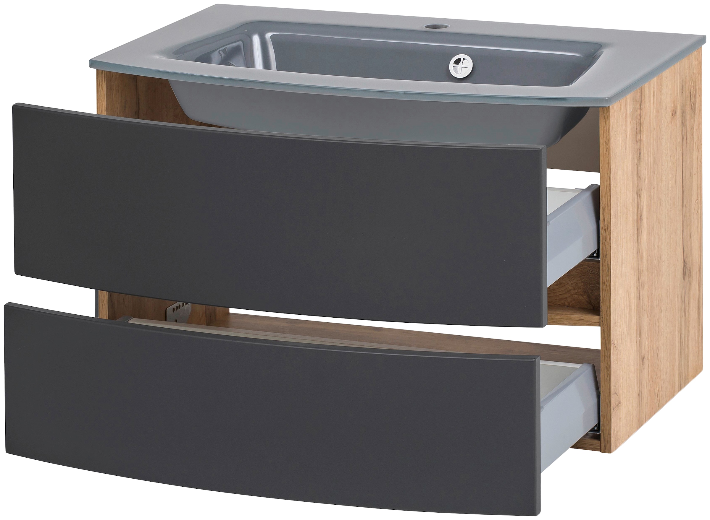 welltime Waschtisch »Kaunas«, Breite 80 cm, mit Soft-Close Funktion