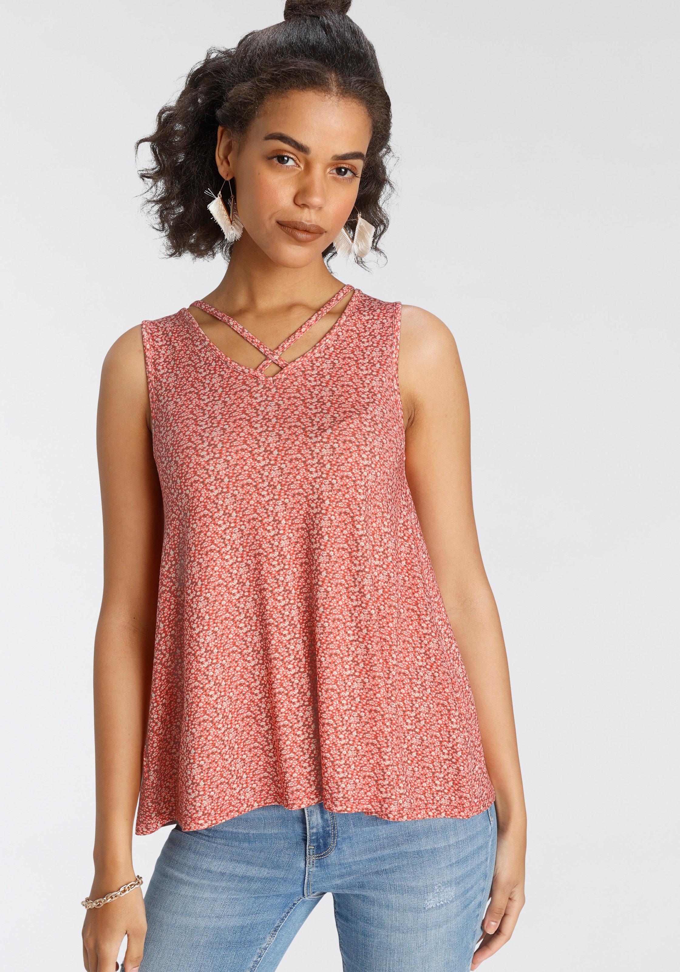 Image of Laura Scott Tanktop, mit femininem Blümchenmuster - NEUE KOLLEKTION bei Ackermann Versand Schweiz