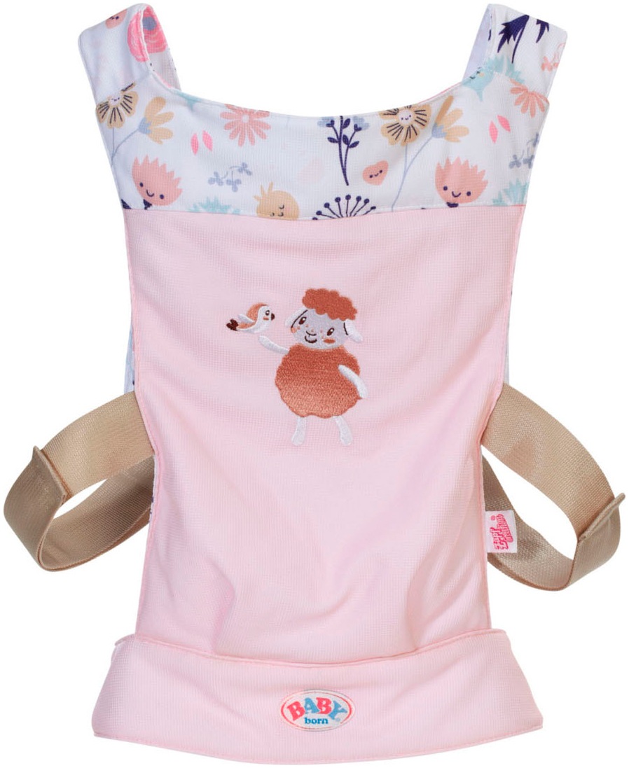 Baby Born Puppen Bauchtrage »Babytragesitz Blumen«
