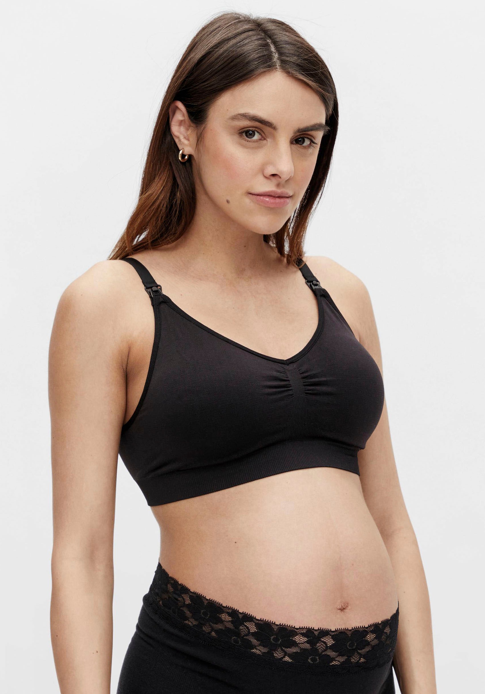 Mamalicious Mlilja Feed ME BRA 2-P Noos - Damen - Gr. S/M - schwarz