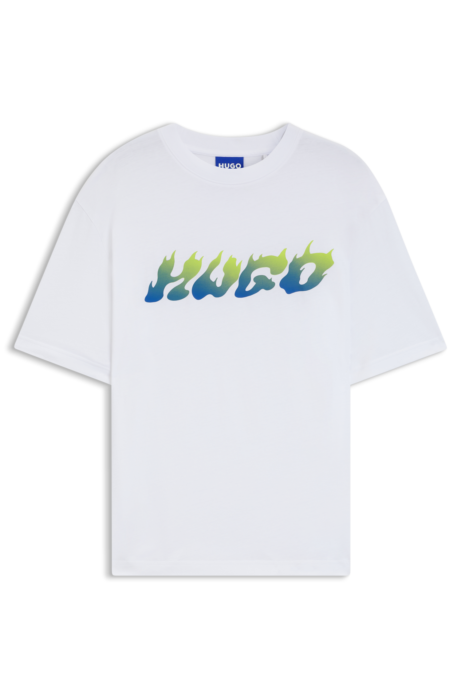 HUGO Blue T-Shirt »Napolux« Rundhalsausschnitt, regular fit, Logodruck