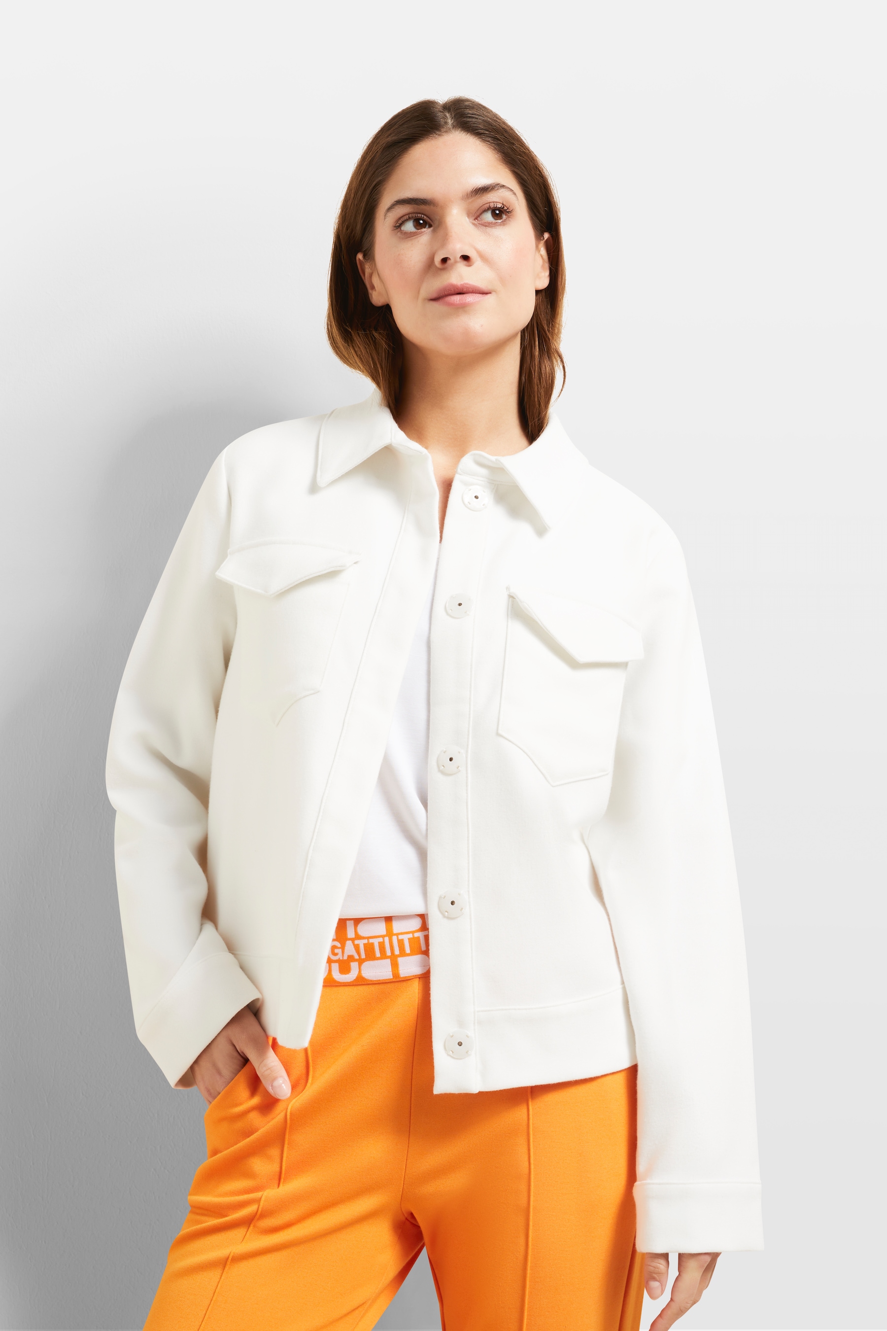 Image of bugatti Langjacke ohne Kapuze mit aufgesetzten Brusttaschen