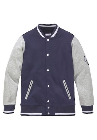 Sweatjacke »im Collegestyle«, Collegejacke