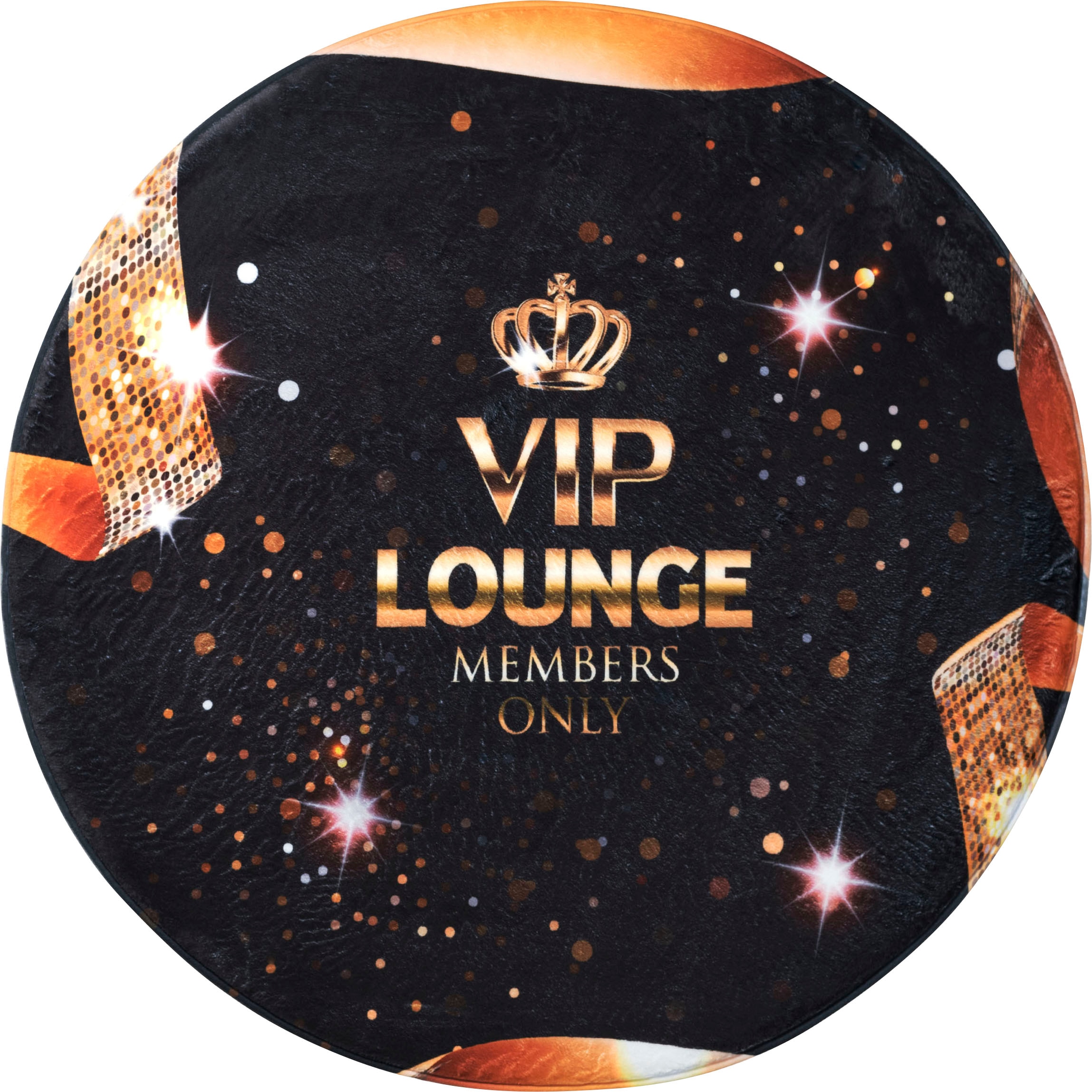 Schaum-Badematte »rund VIP-Lounge«, Höhe 15 mm, Memory Schaum-rutschhemmend...