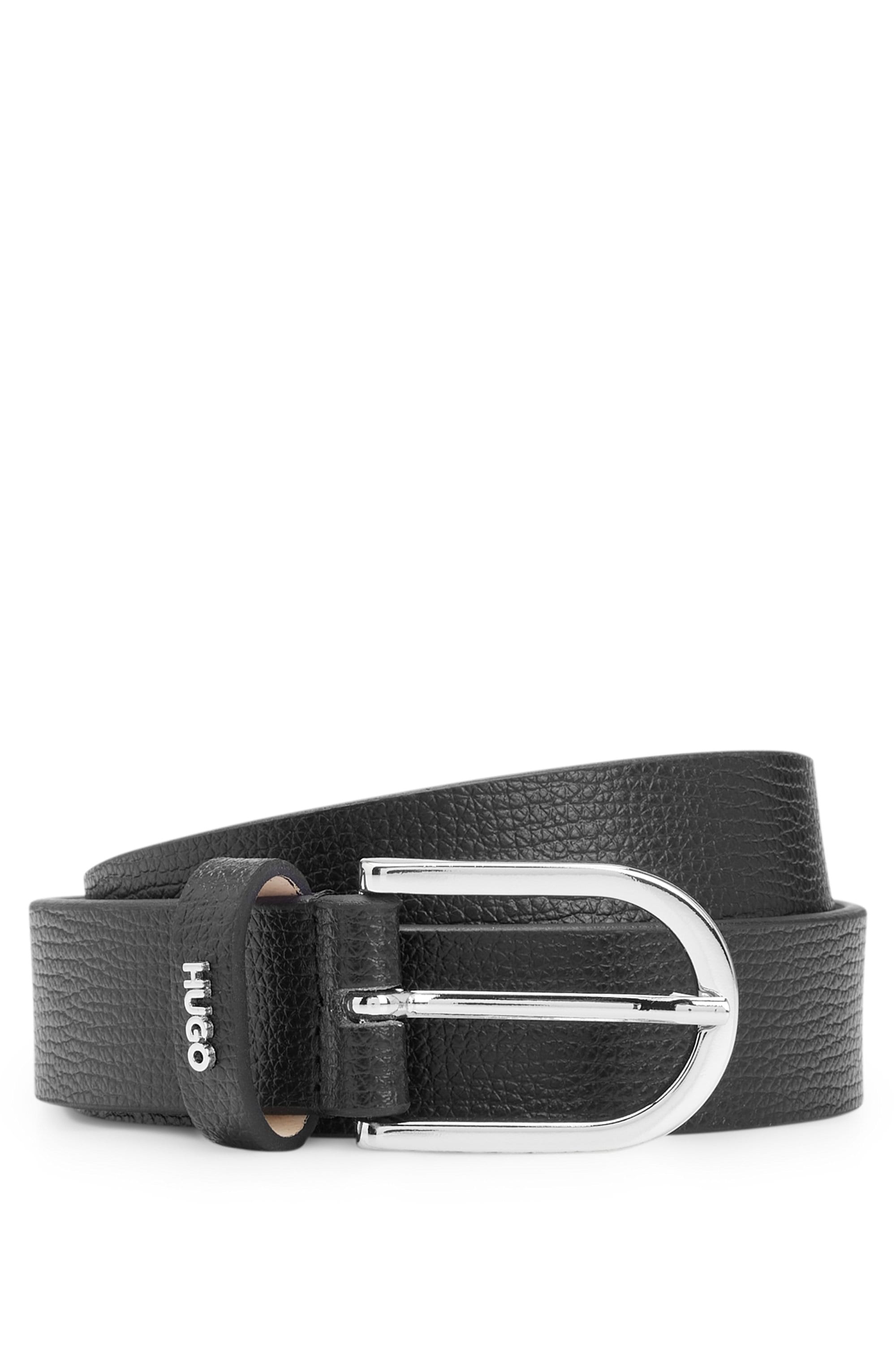 Image of HUGO Ledergürtel "Zoey-C Sz25" mit HUGO Metalllogo