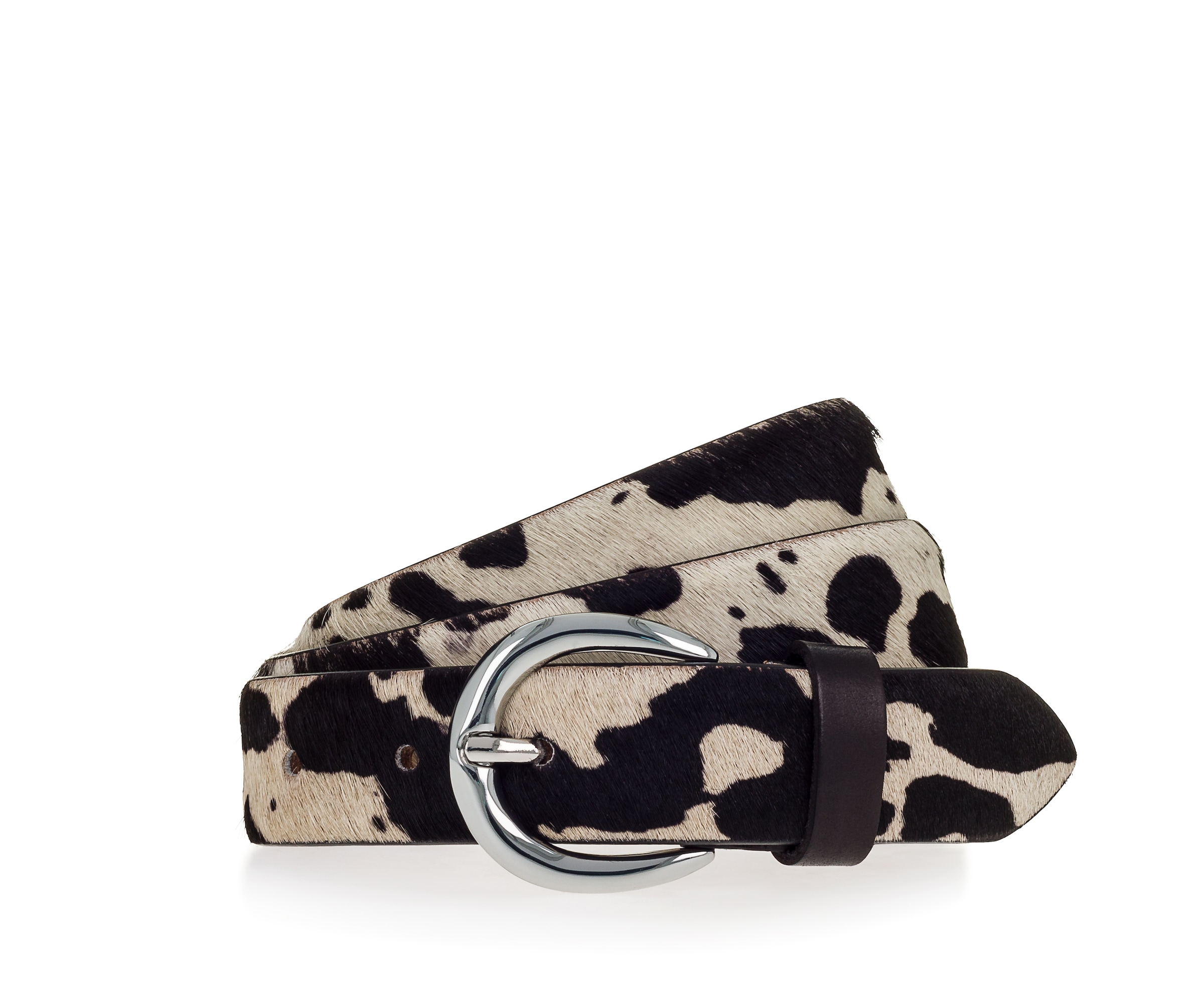 Image of Tamaris Ledergürtel ""Elsa Silver"" Fell-Optik