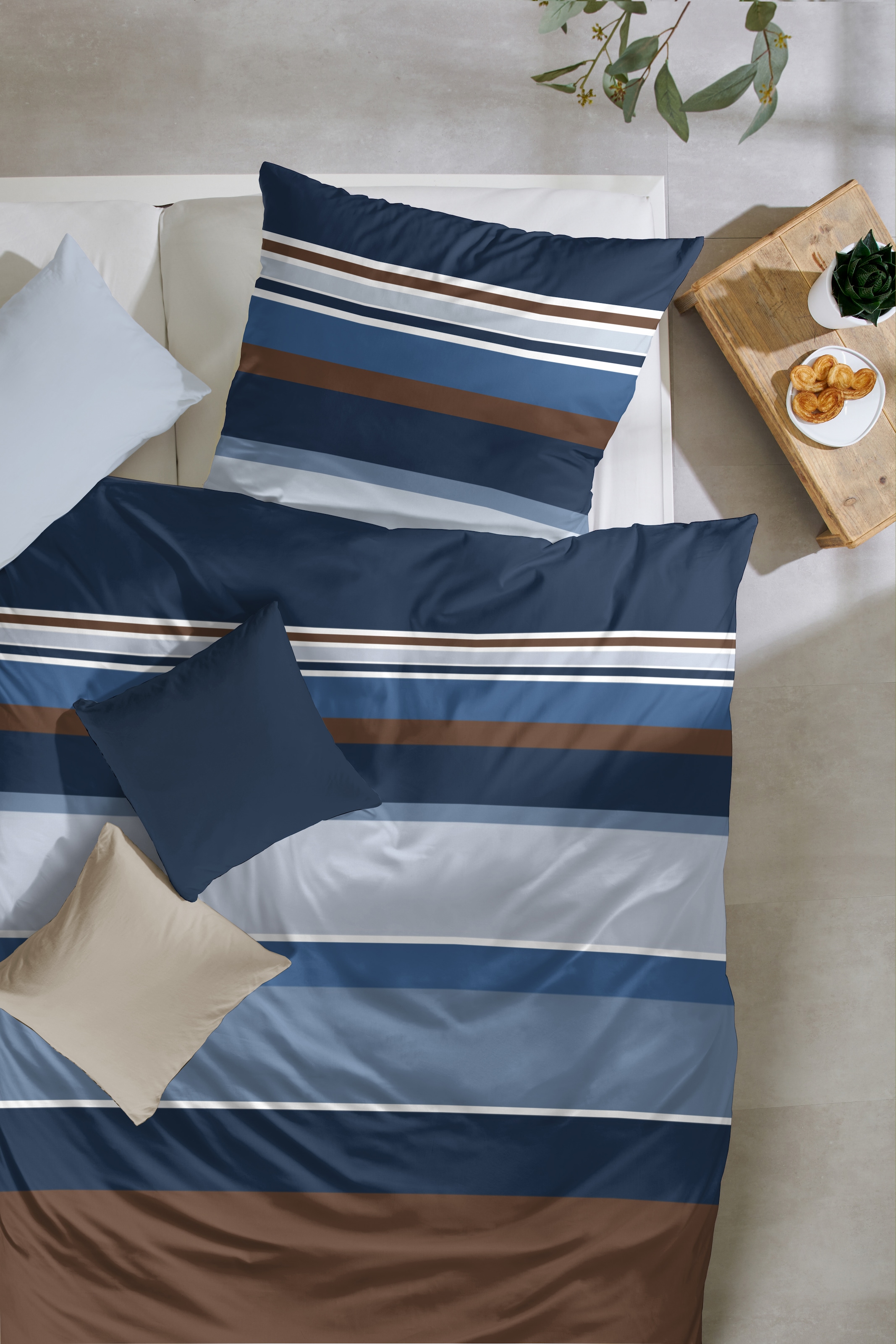 Primera Linge de lit »Feinbiber-Bettwäsche« 2 cuis doux comme du velours et naturellement en pur coton