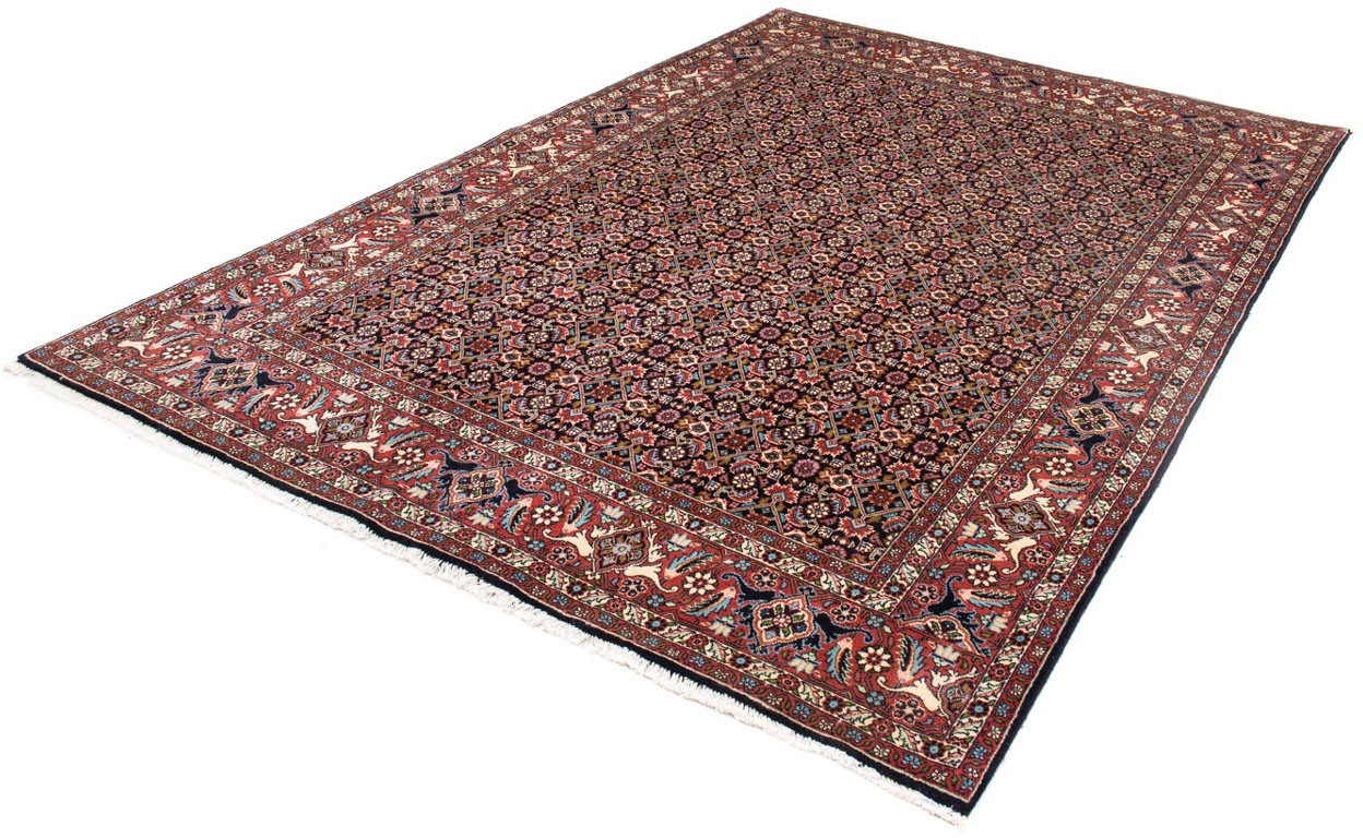 Image of morgenland Orientteppich »Perser - Bidjar - 248 x 173 cm - dunkelblau«, rechteckig, 15 mm Höhe, Wohnzimmer, Handgeknüpft, Einzelstück mit Zertifikat bei Ackermann Versand Schweiz