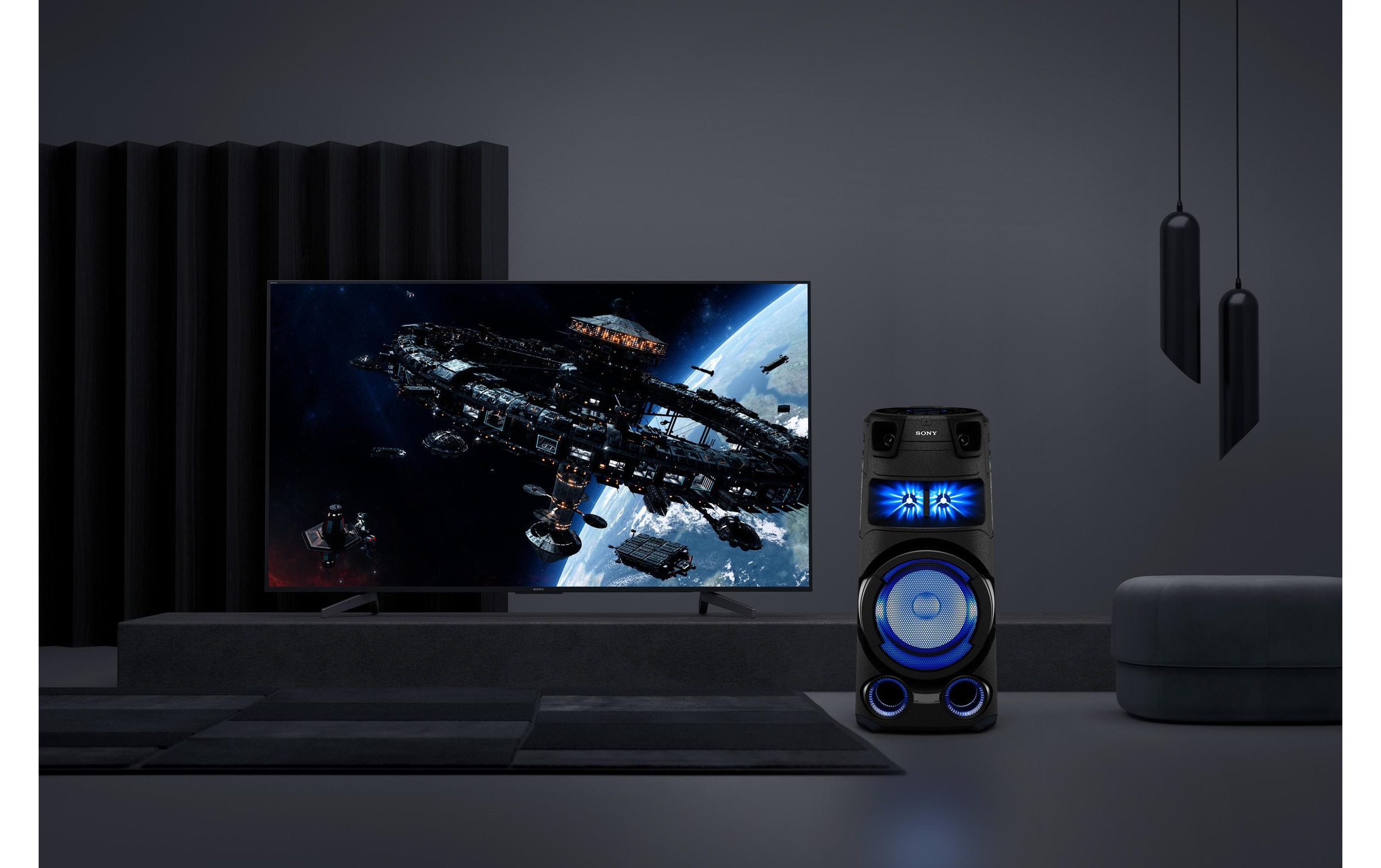 Sony Bluetooth-Speaker »MHC-V73D Schwarz«