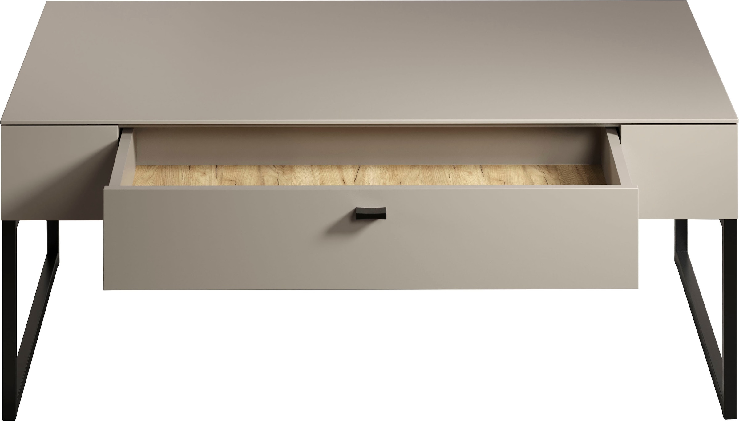 Places of Style Couchtisch »San Pedro«, (1 St.), Couchtisch mit 1 Schub.K, Soft-Close & Unterflurauszug 110/68/45 cm