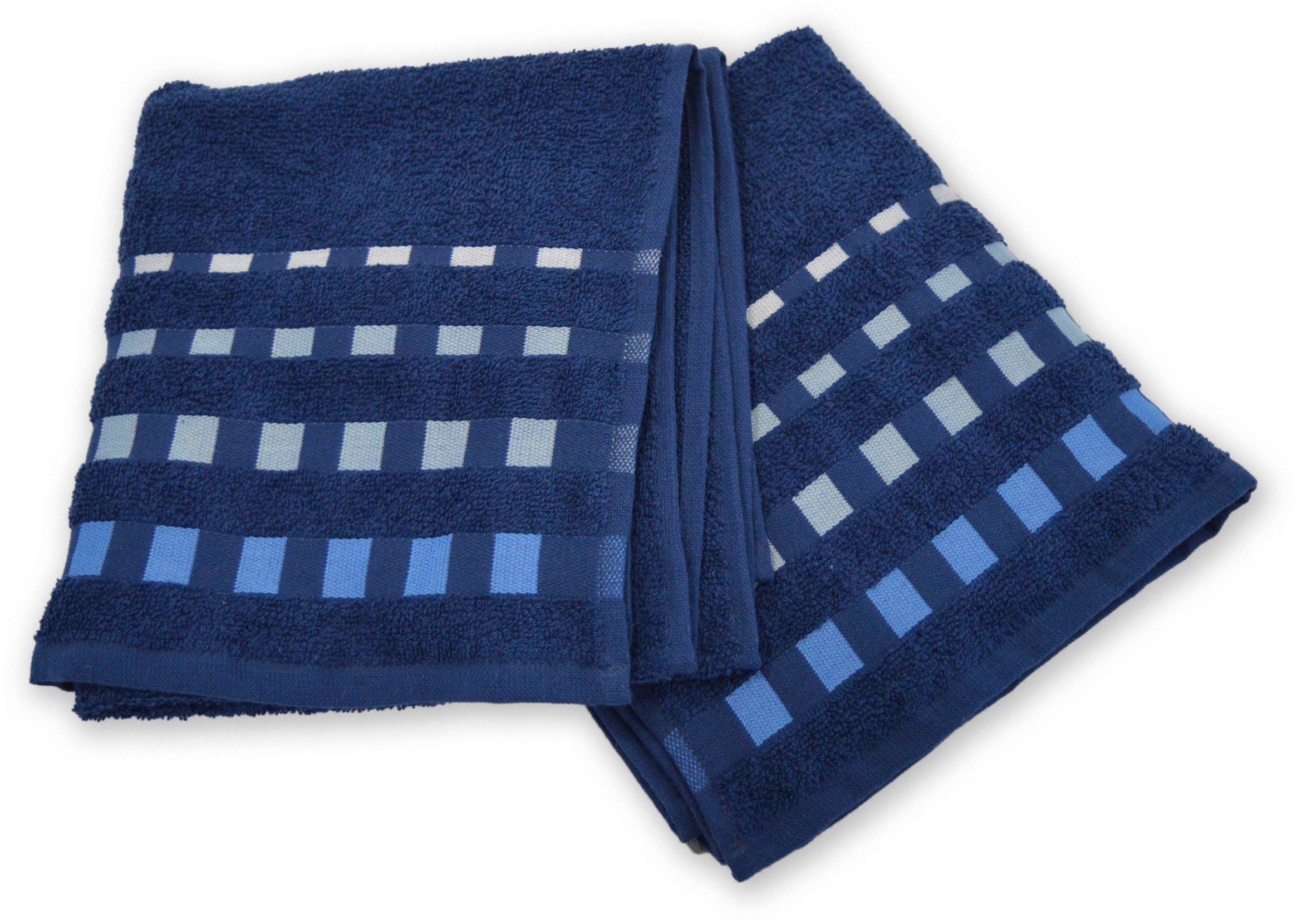 KiNZLER Handtuch Set mit 2, »Kreta«, tlg., Walkfrottee, 4 als jetzt 8-teiliges oder Uni Set, kaufen Set 100% Bordüre, 4 Baumwolle, Farben
