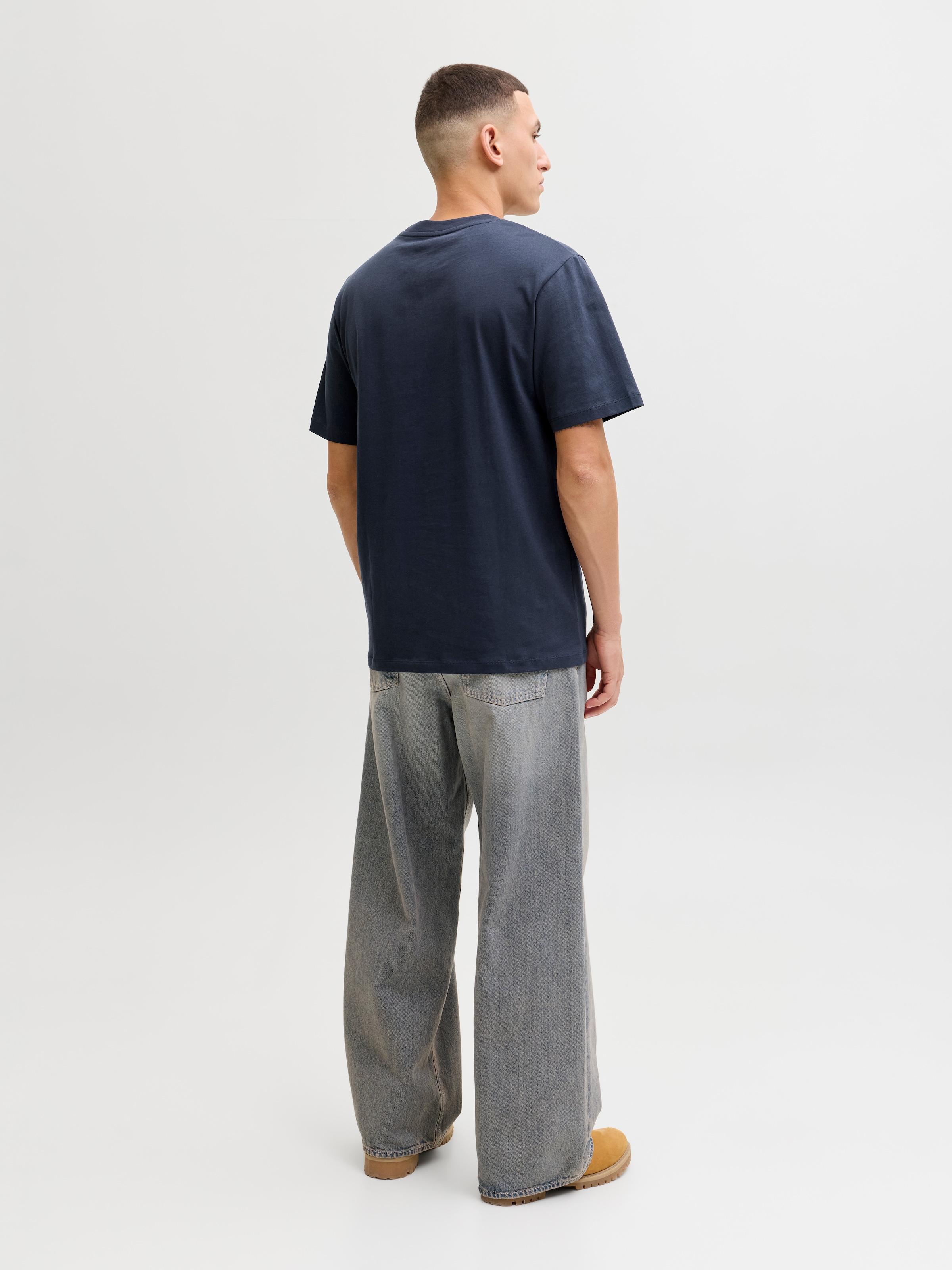 Jack & Jones T-shirt à manches courtes »JCOFUSION DOTS PRINT TEE SS CREW SN« Baumwolle, regular fit