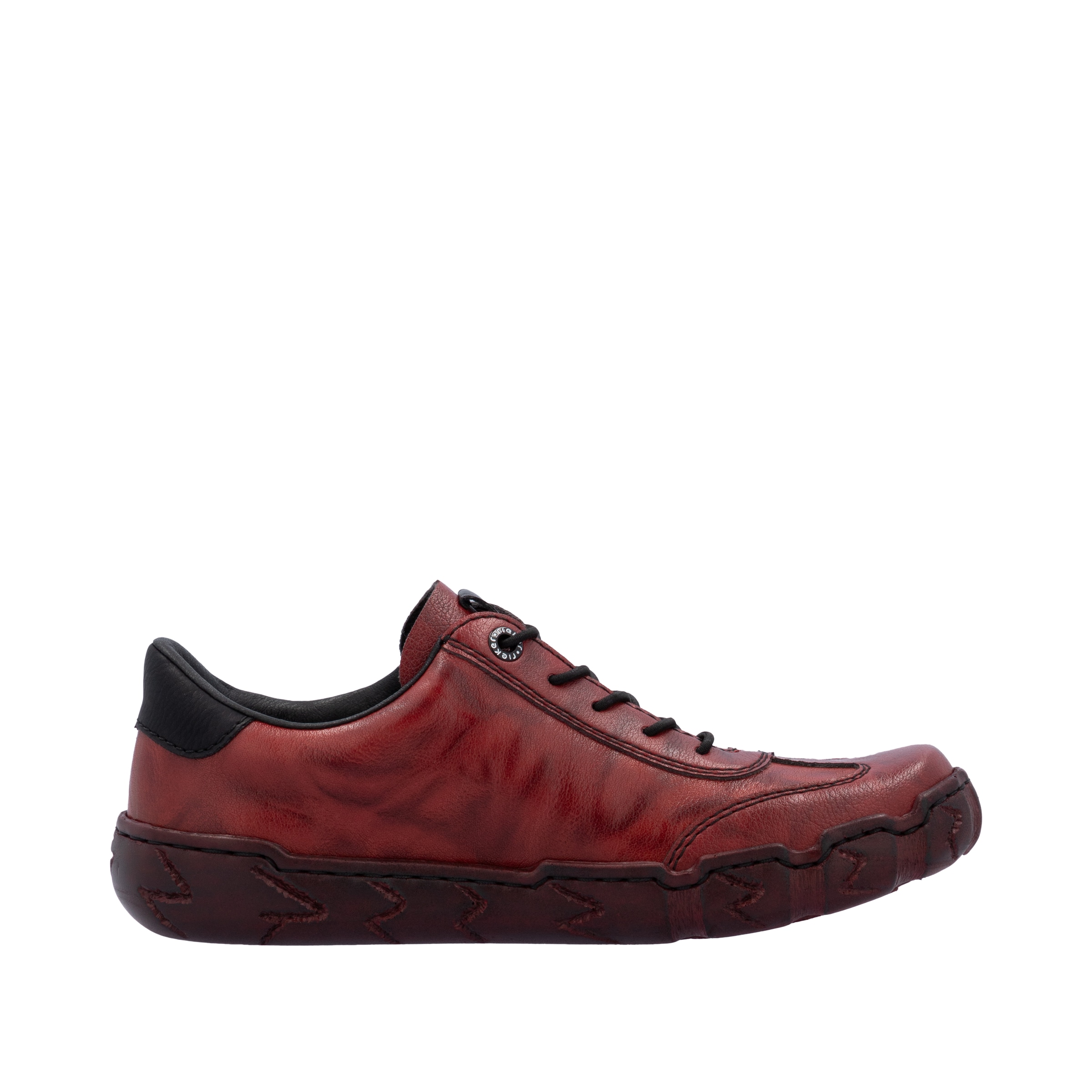 Rieker Sneakers  chaussure à lacets, chaussure basse, chaussure de loisirs avec surpiqûres décoratives