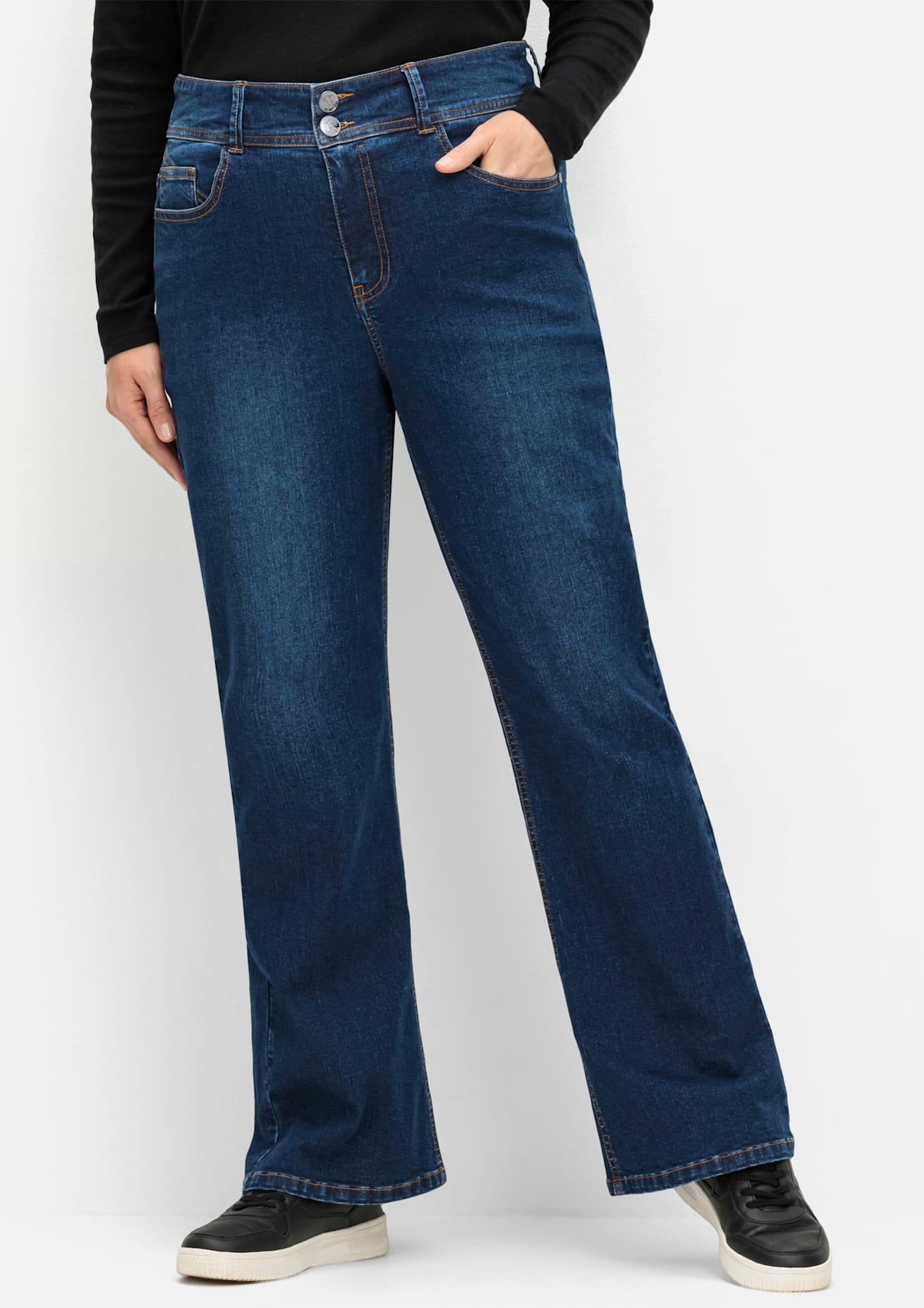 Sheego Bootcut-Jeans, (1 tlg.)