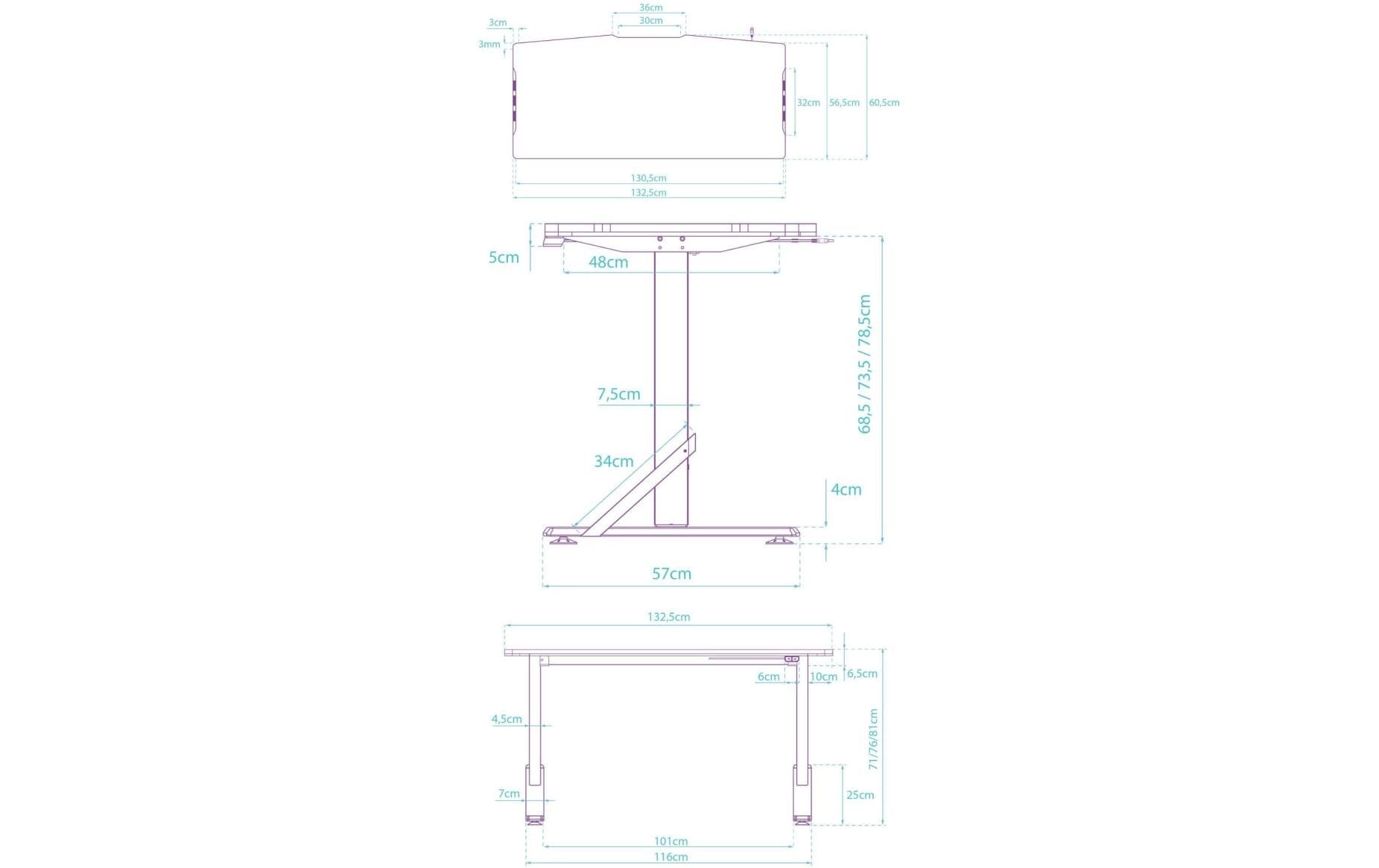 ULTRADESK Gamingtisch »Iron«
