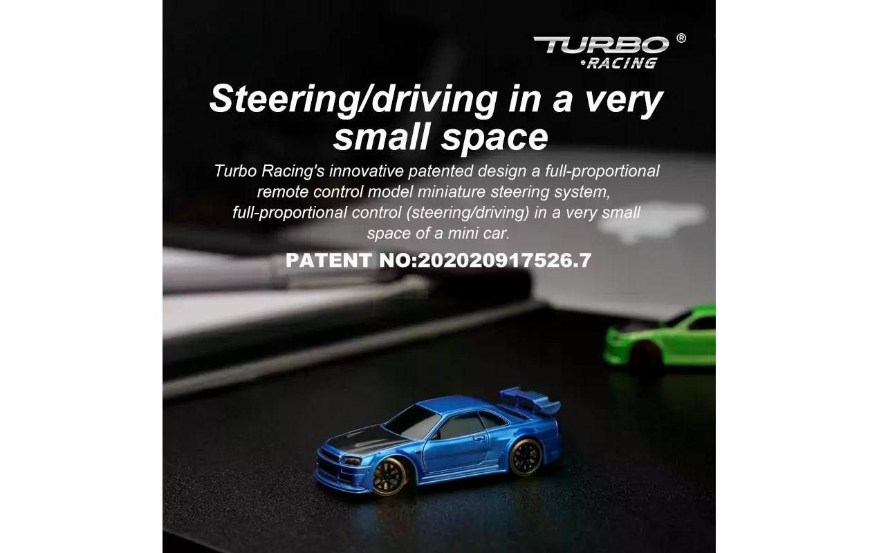   Voiture RC »Turbo Racing Micro Drift C64, Blau«