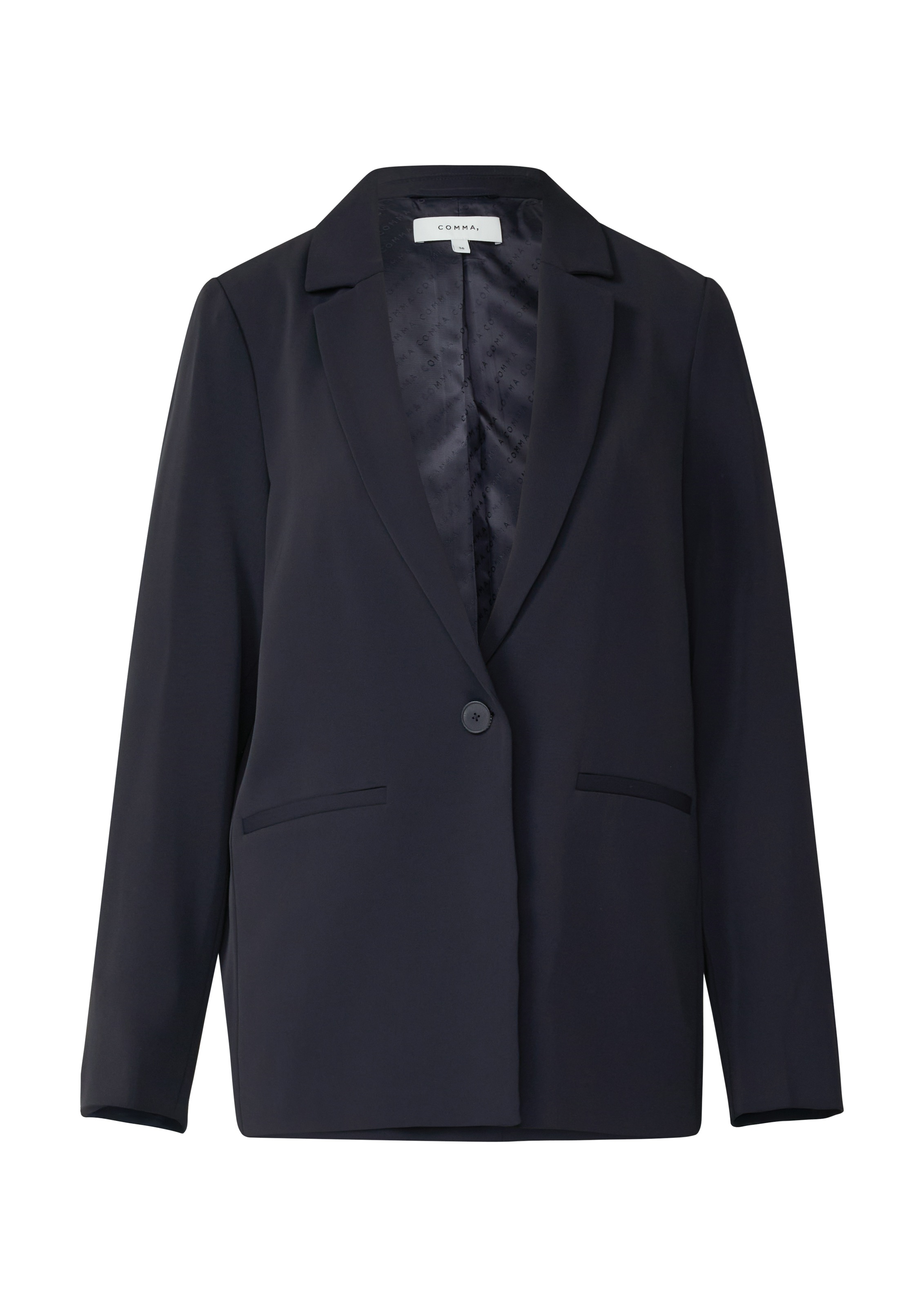 Comma Jackenblazer Oversize-Blazer mit Reverskragen