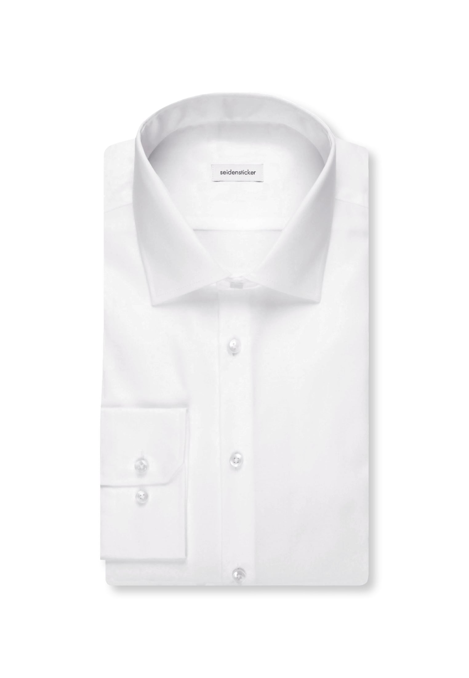 seidensticker Chemise d'affaires »Schwarze Rose« col Kent 1/1 slim uni