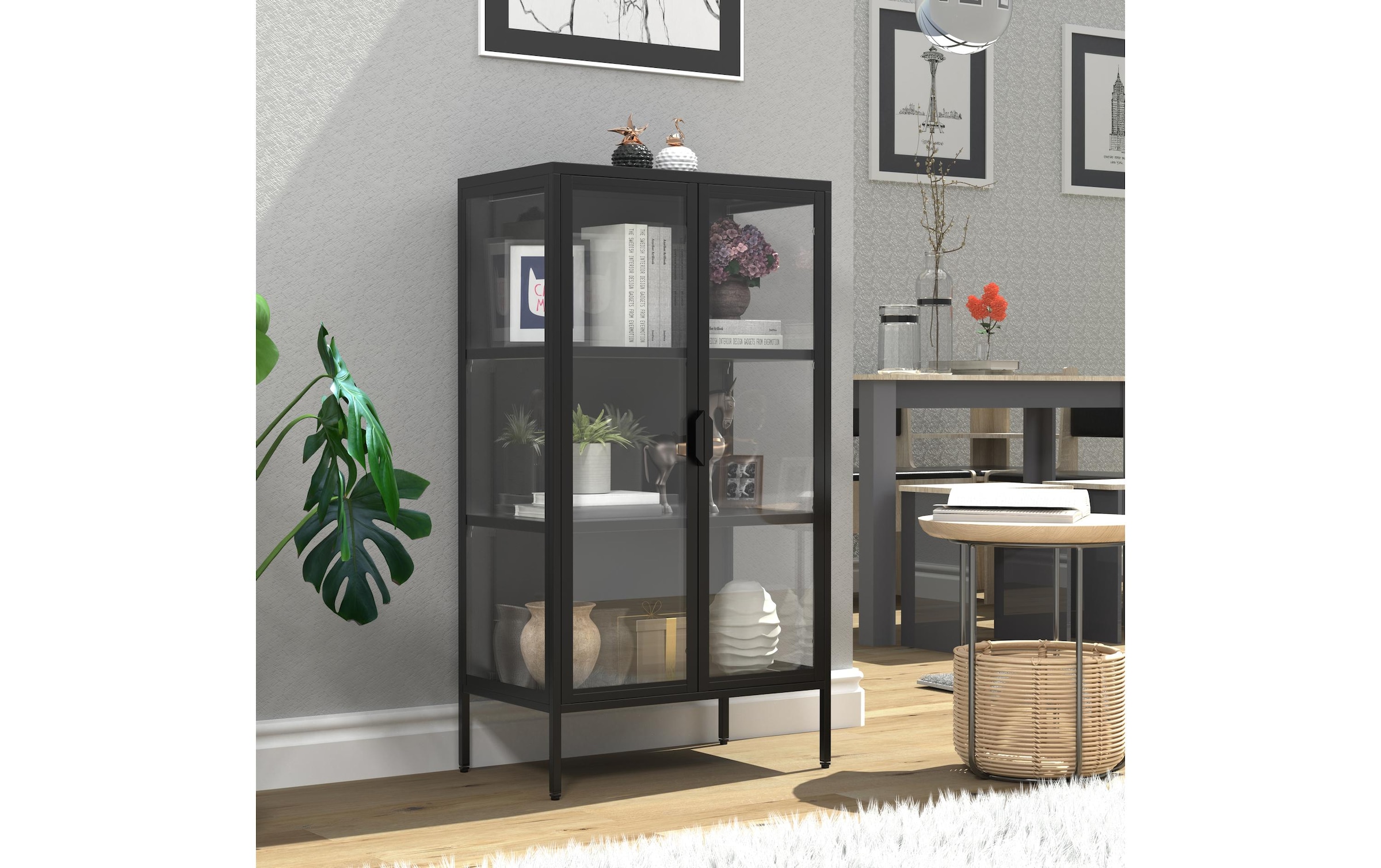 VCM Vitrine »Floka M 60 x 110 cm«