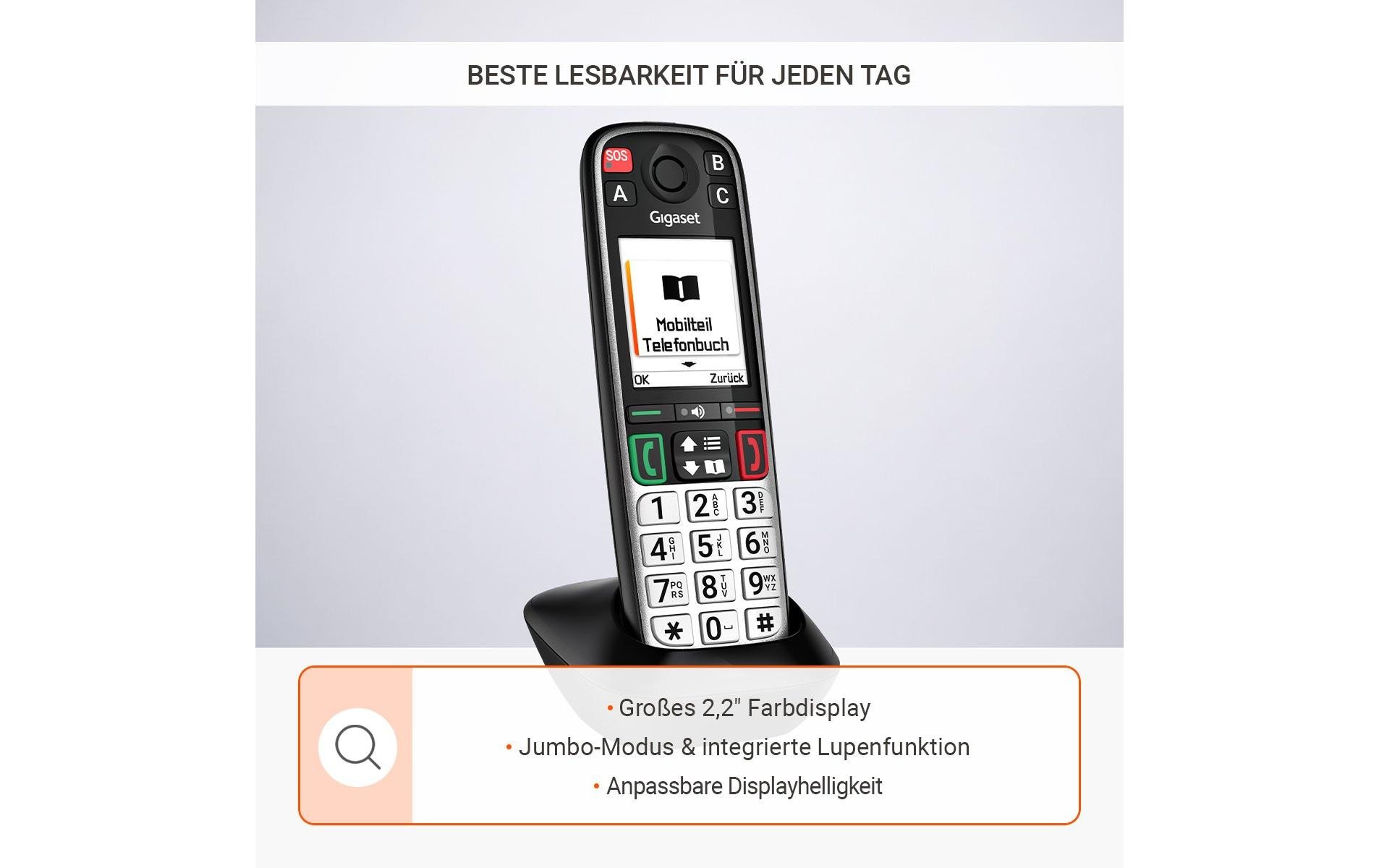 Gigaset Schnurloses DECT-Telefon »EASY 500« ( )