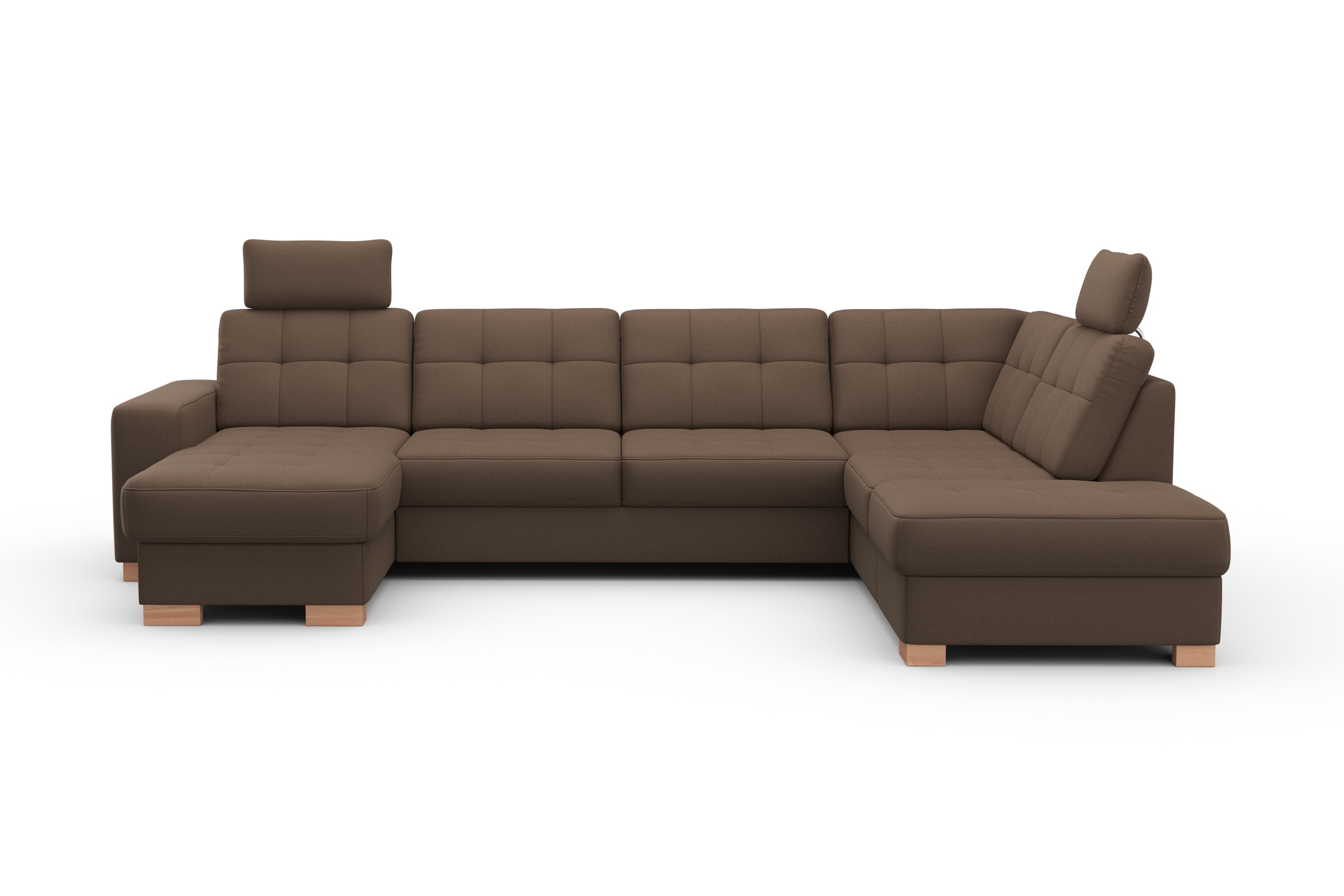 sit&more Wohnlandschaft »Quincy U-Form«, wahlweise mit Bettfunktion und Bettkasten