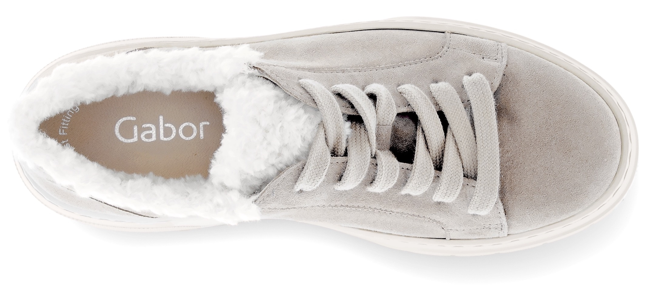 Gabor Plateausneaker, Plateau, Freizeitschuh, Halbschuh, Schnürschuh mit Best Fitting
