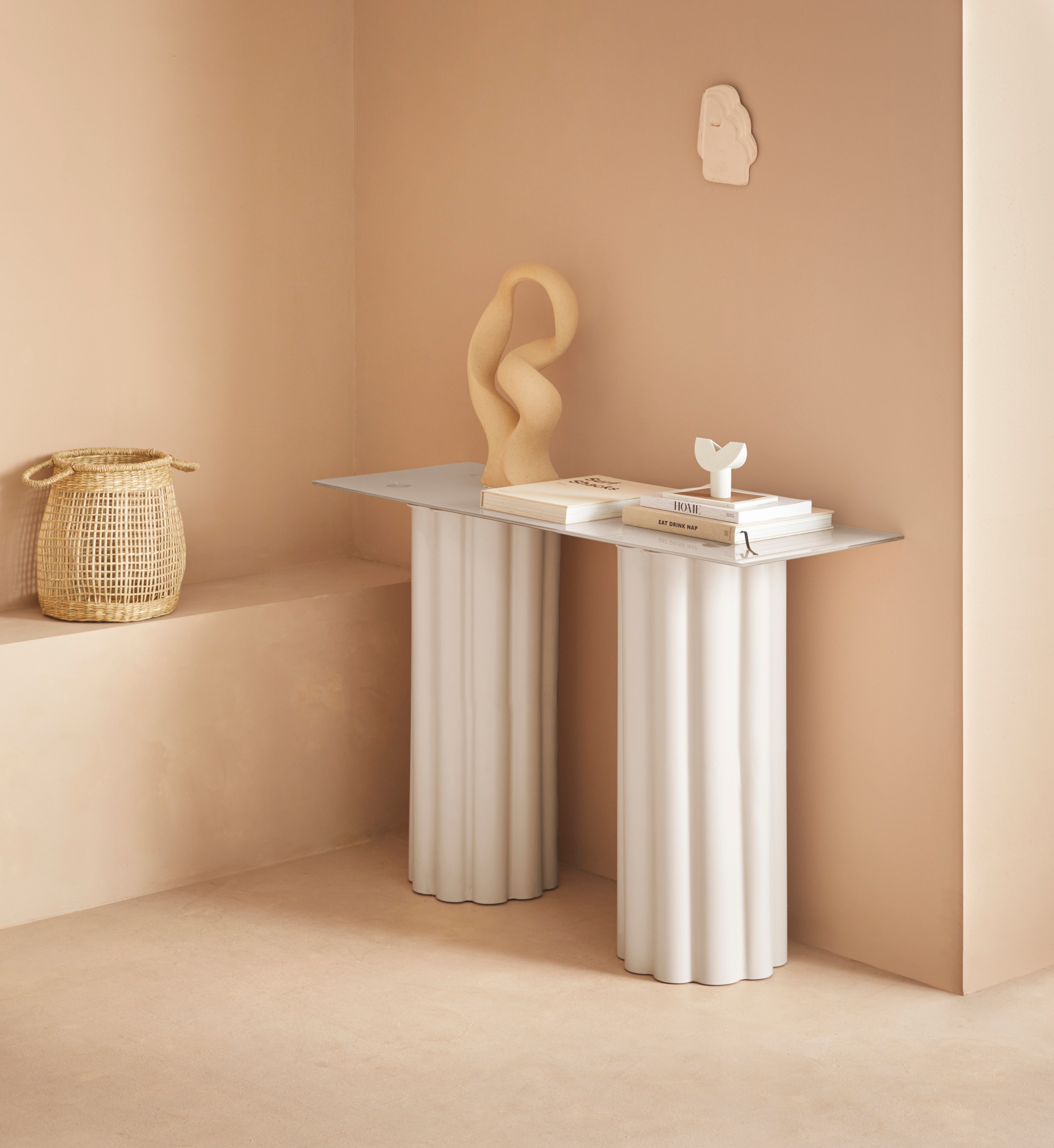 Image of LeGer Home by Lena Gercke Konsole »Shaye«, Tischplatte aus Glas, Breite 120 cm bei Ackermann Versand Schweiz