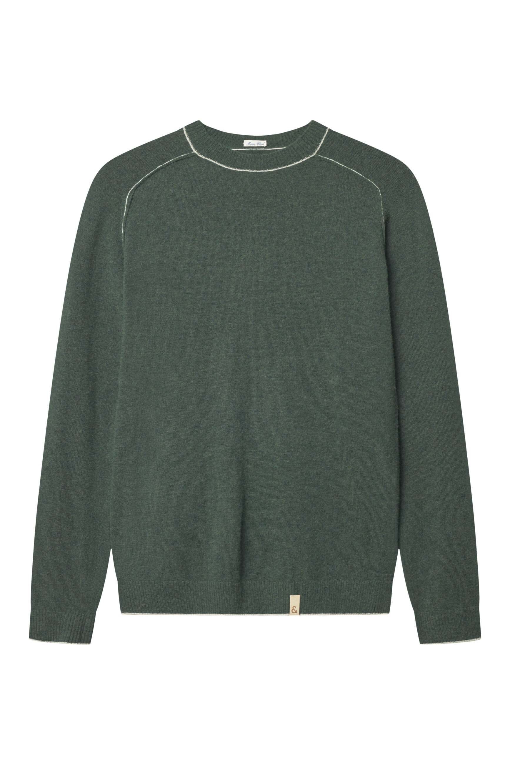 colours & sons Strickpullover »colours & sons Pullover Roundneck Merino Blend«