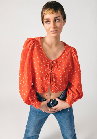 Levi's® Druckbluse »FAWN TIE BLOUSE«, powered by Germany's Next Topmodel - GNTM kaufen