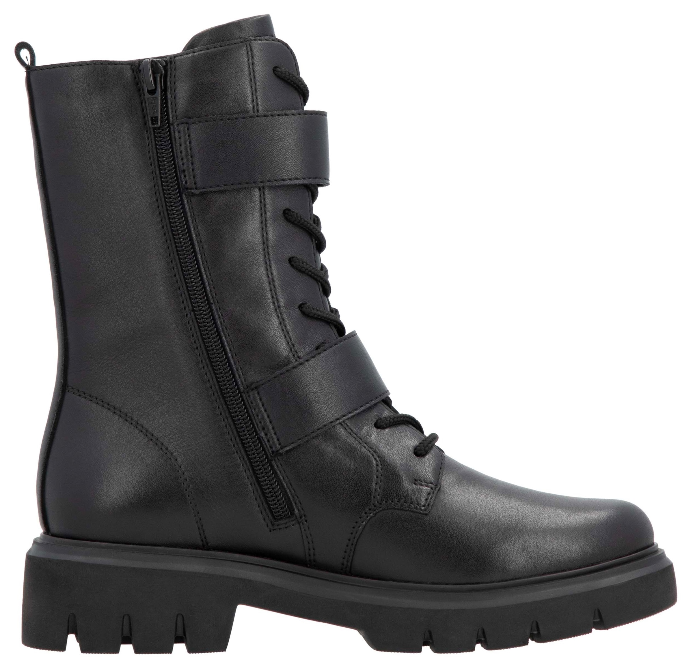 Remonte Schnürstiefelette, Blockabsatz, Herbstmode, Schnürboots mit Innenreissverschluss