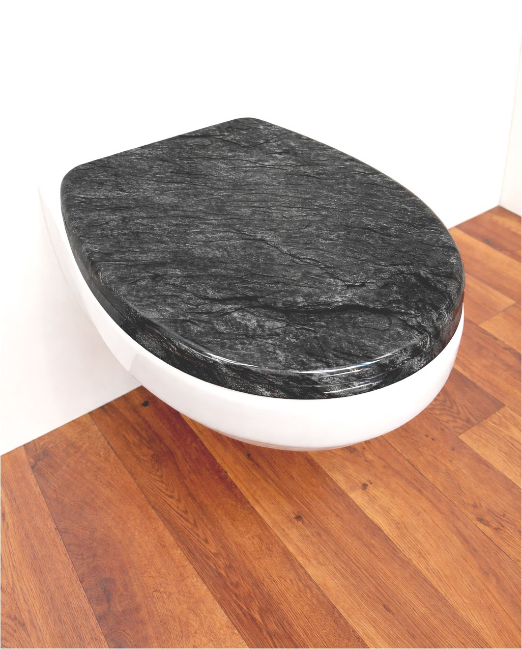 welltime WC-Sitz "Classic Decor" Kratzfester Duroplast Klo-Sitz mit Absenkautomatik & Schnellverschluss