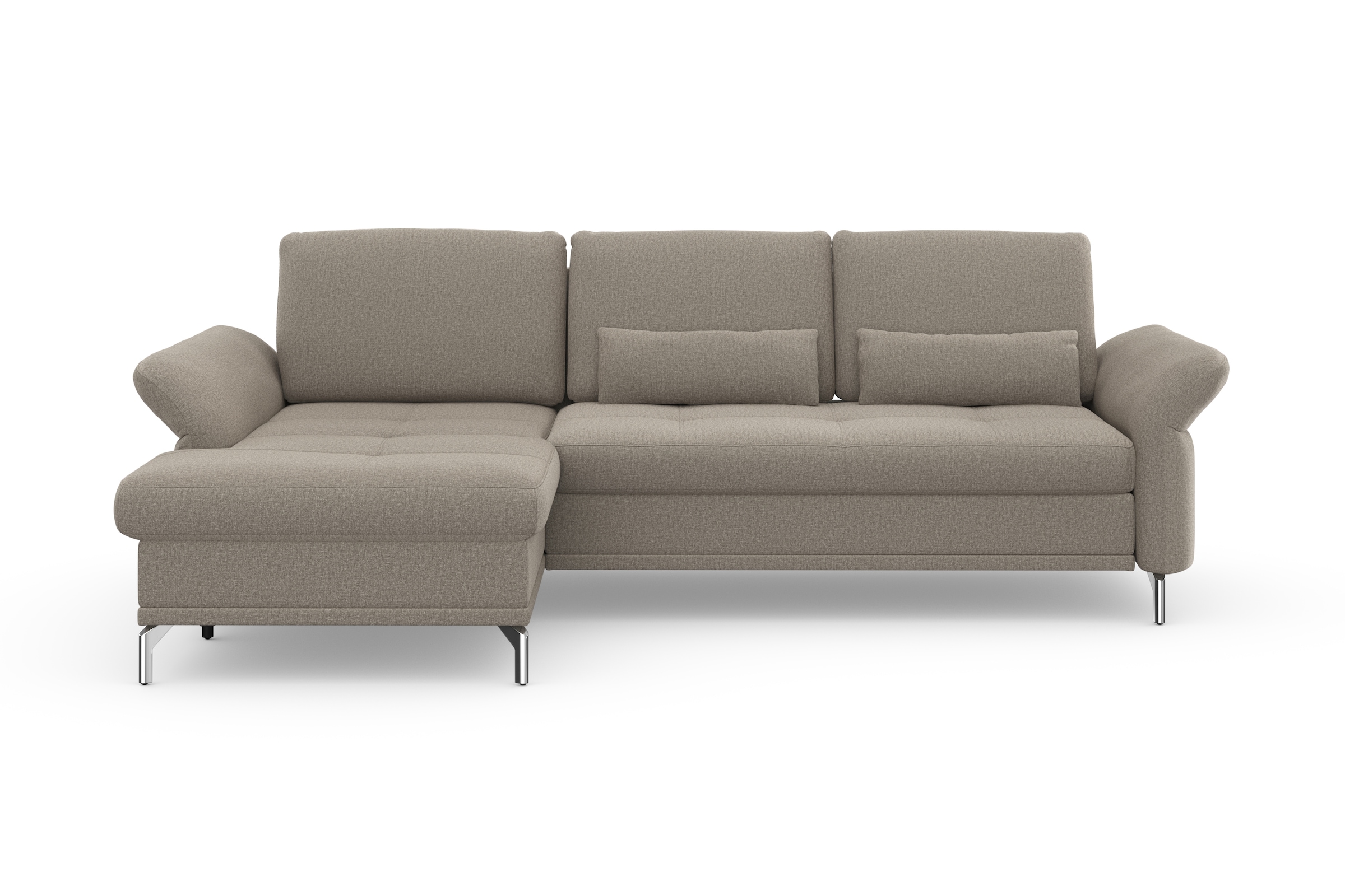 INOSIGN Ecksofa »Palm Beach L-Form«, Federkern, mit Sitztiefenverstellung, wahlweise mit Bettfunktion