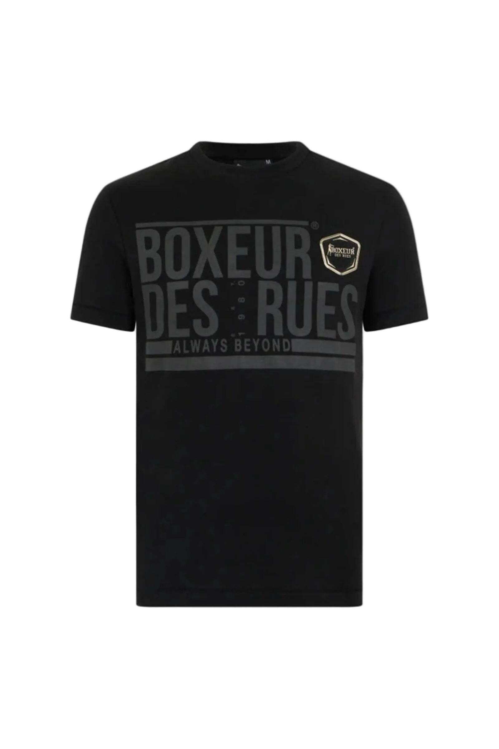 Image of BOXEUR DES RUES T-Shirt "BOXEUR DES RUES T-Shirt 3D Graphic With Patch"
