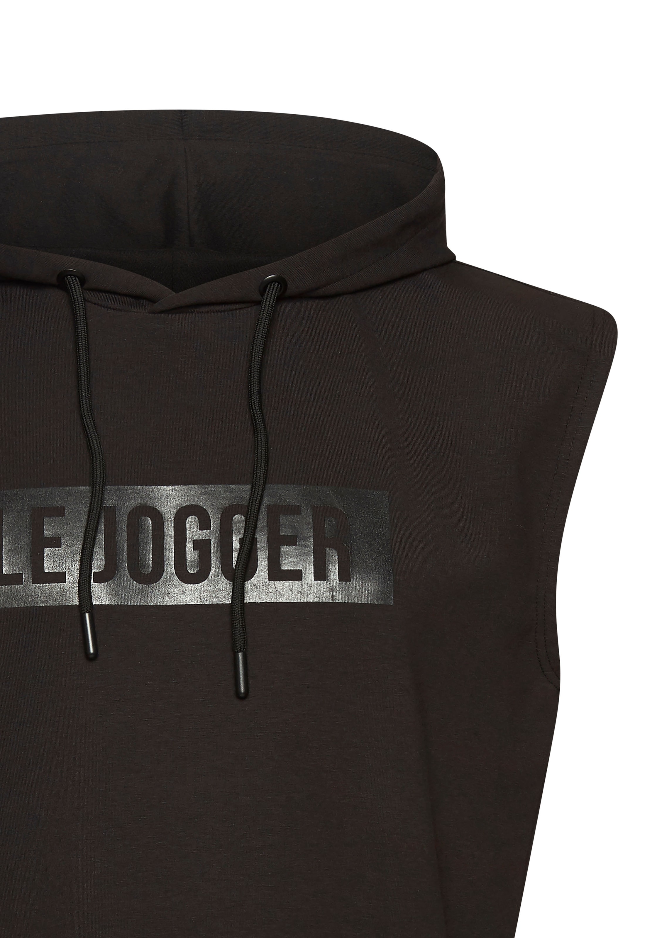 le jogger® Kapuzenpullover, mit Druck und Kordelzug