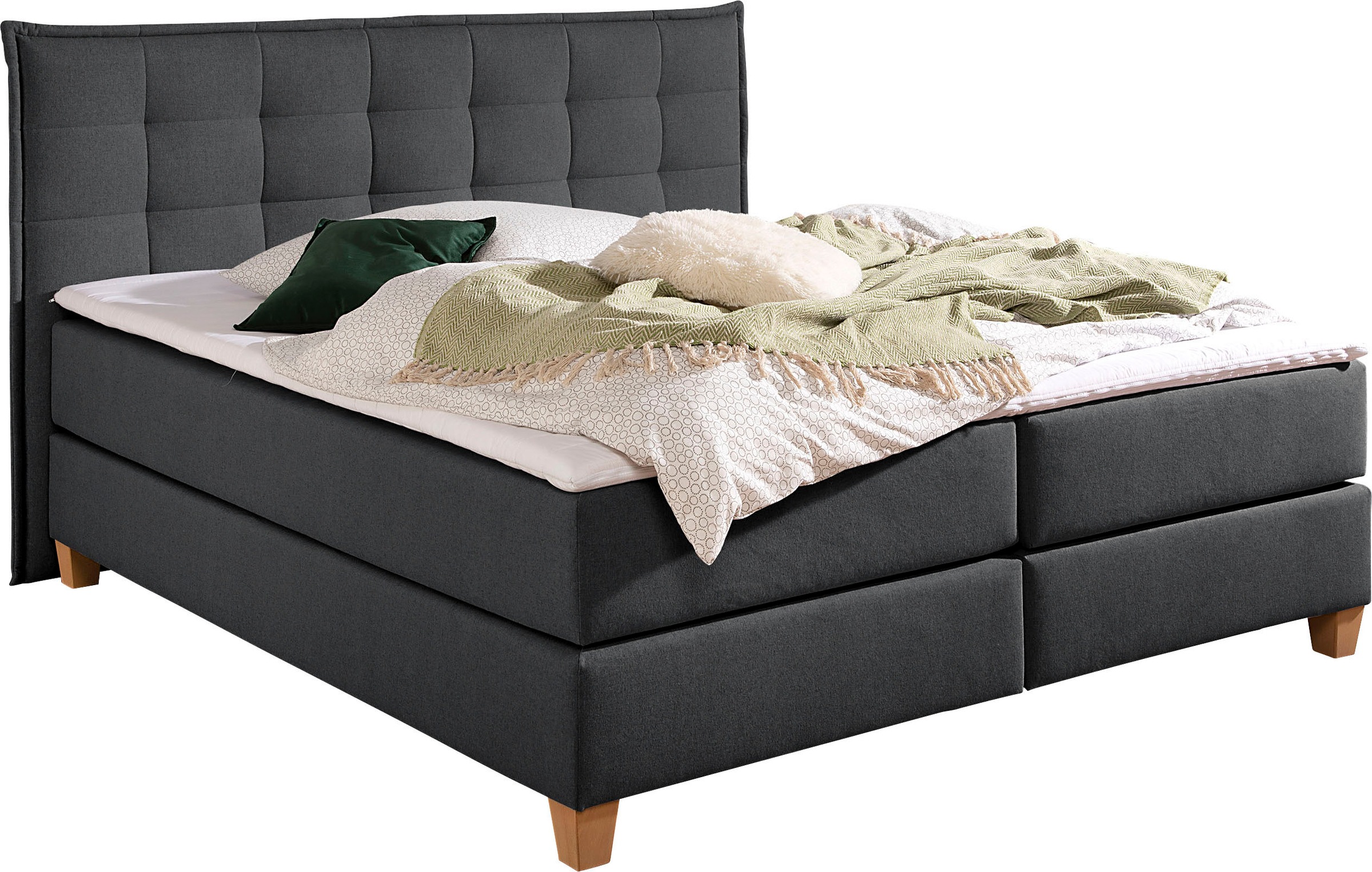 Home affaire Boxspringbett, inklusive Komfortschaum-Topper