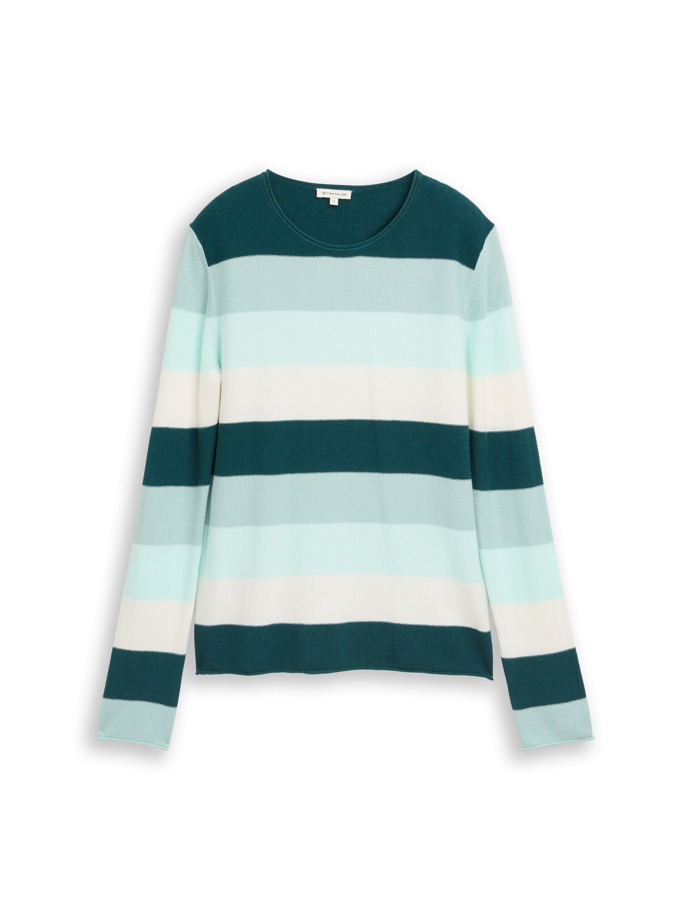 TOM TAILOR Pull en tricot »Otto« avec viscose