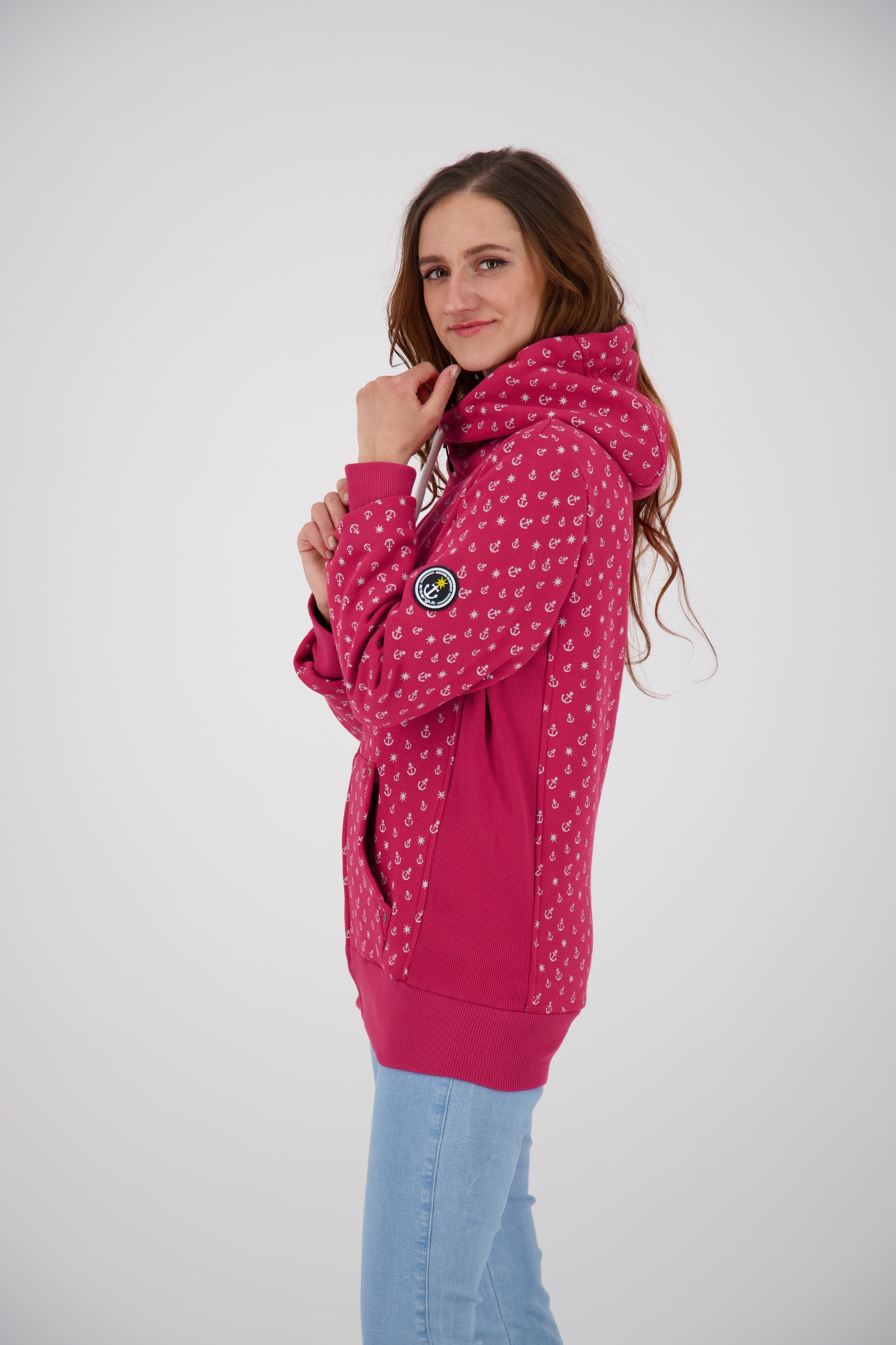 DEPROC Active Kapuzensweatshirt »ANCHORAGE Women«, in lässigem Oversized-Schnitt