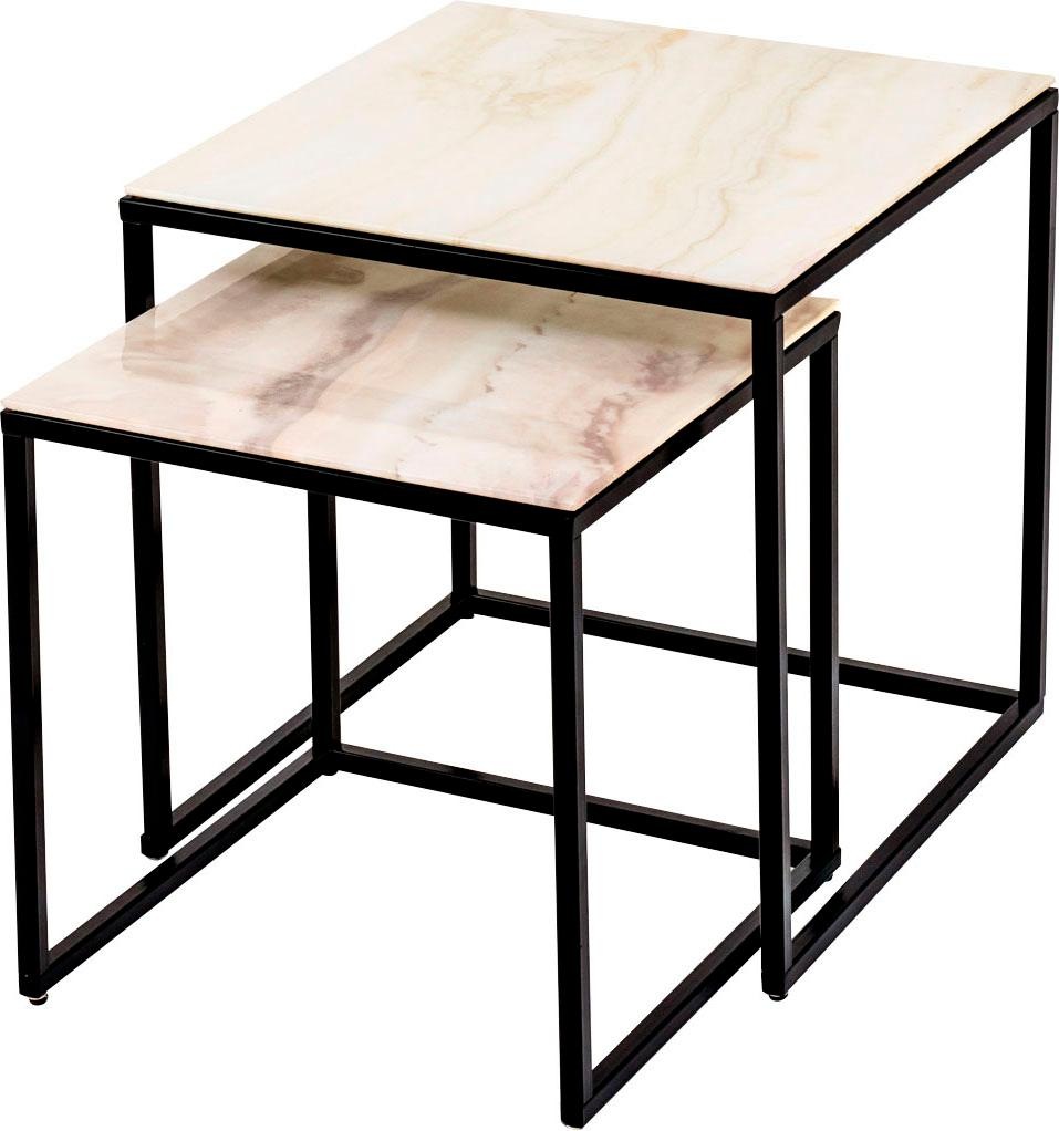 Paroli Couchtisch Set, 2 Stk. tlg. quadra