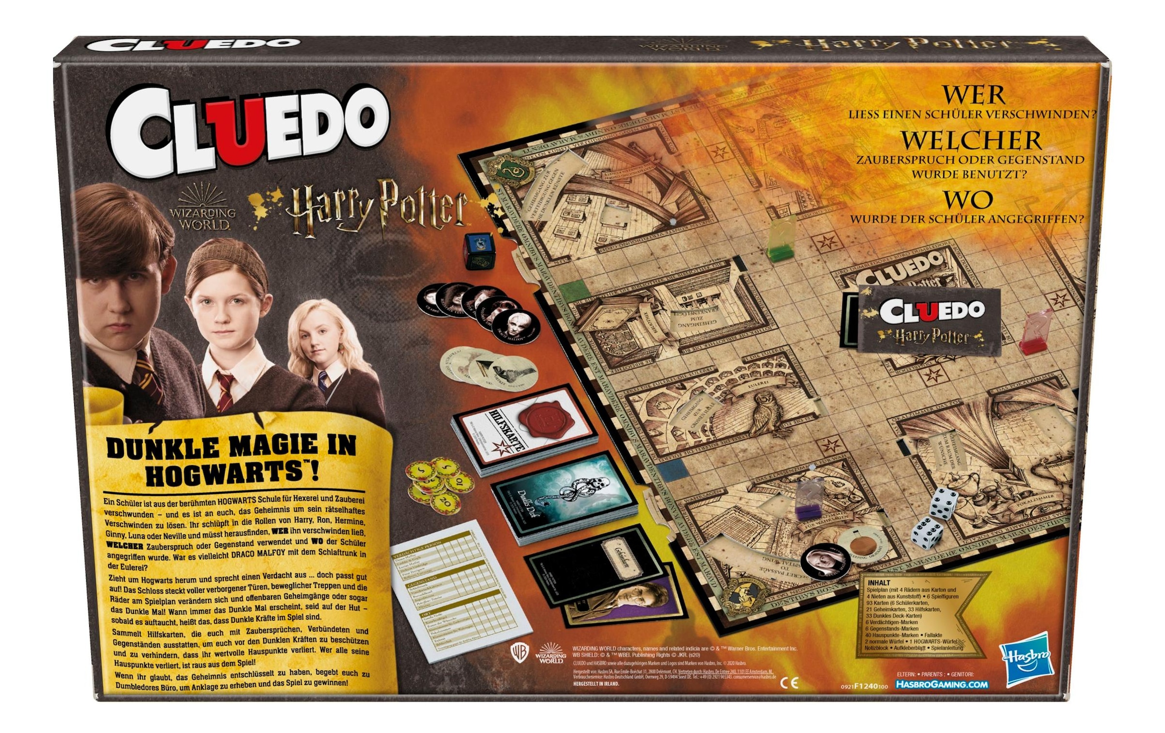 Hasbro Spiel »Cluedo Harry Potter«