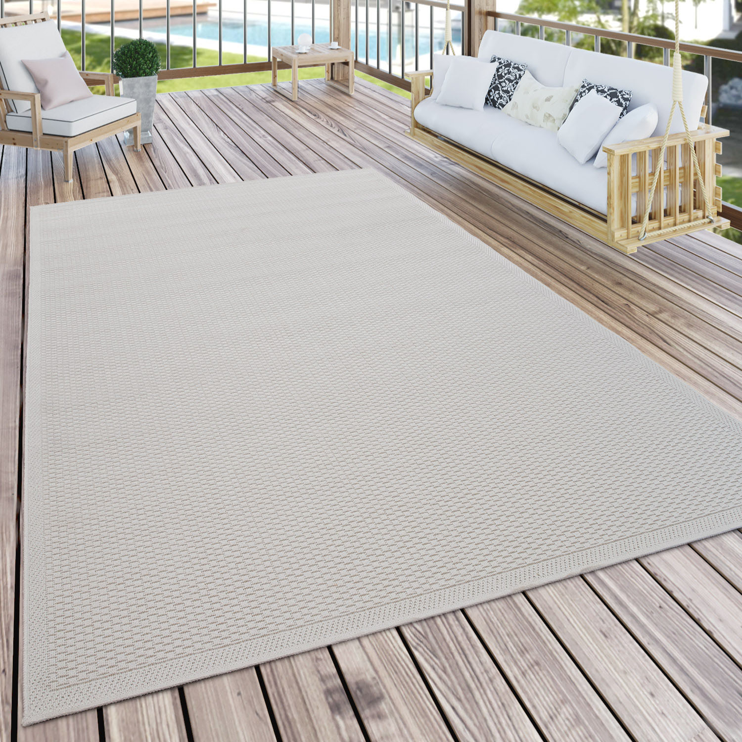 Teppich »Timber 125«, rechteckig, Flachgewebe, Sisal Optik, auch als Läufer, In- und...