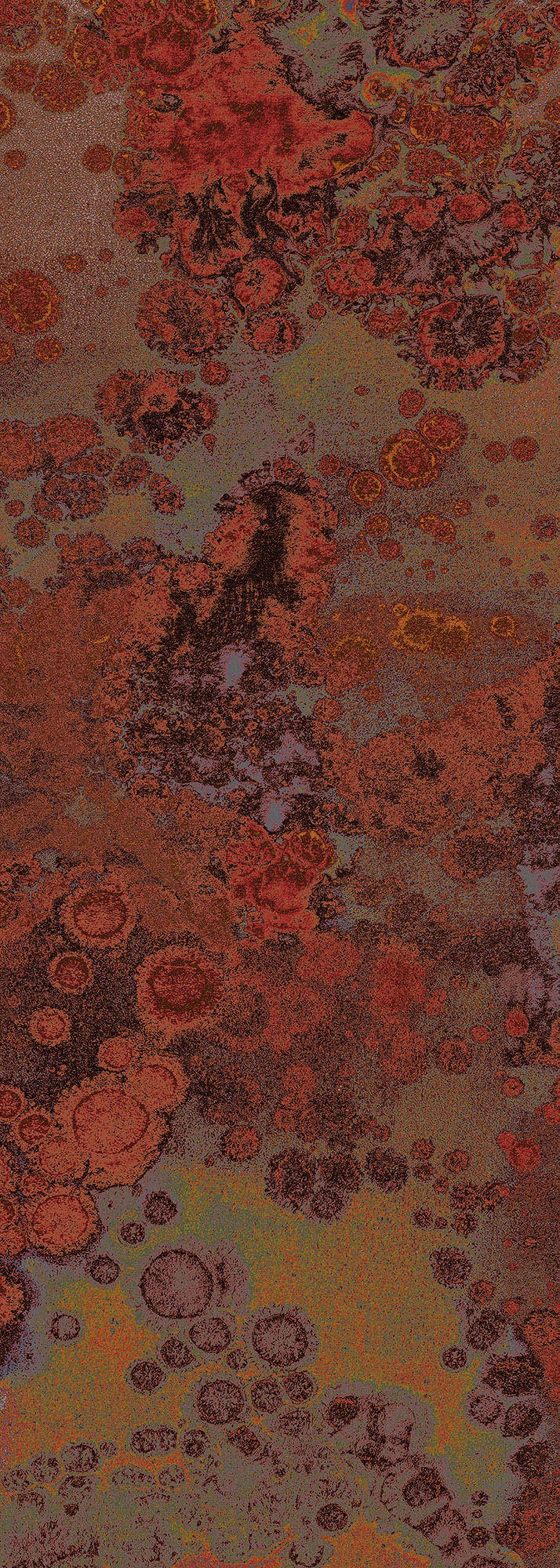 Komar Fototapete »Digitaldruck Vlies - Patina - Grösse 100 x 280 cm«, bedruckt, Wohnzimmer, Schlafzimmer