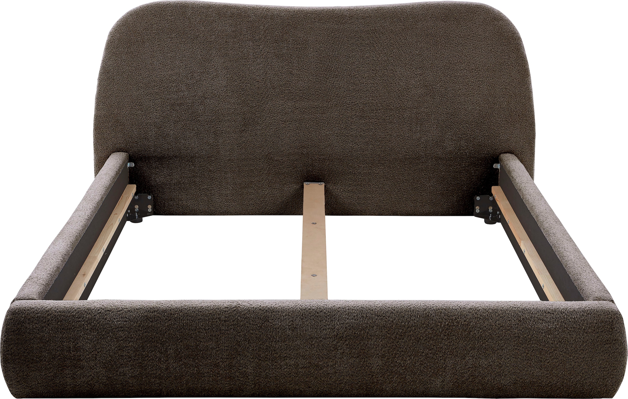 ATLANTIC home collection Polsterbett »Sophie« mit oder ohne Stauraum, hochwertiger Bouclé-Bezug