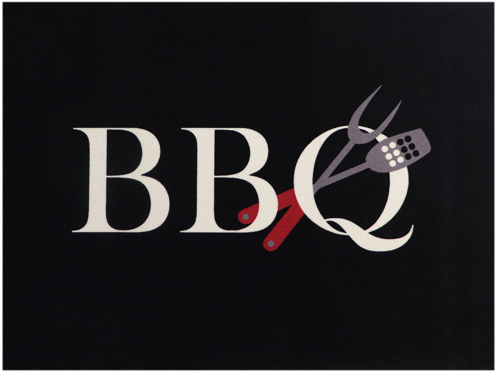 Image of Primaflor-Ideen in Textil Fussmatte »BBQ schwarz«, rechteckig, 5 mm Höhe, Schmutzfangmatte, Grillmatte bzw. Grillunterlage ideal als Bodenschutz, mit Spruch, rutschhemmend, In- und Outdoor geeignet, waschbar bei Ackermann Versand Schweiz