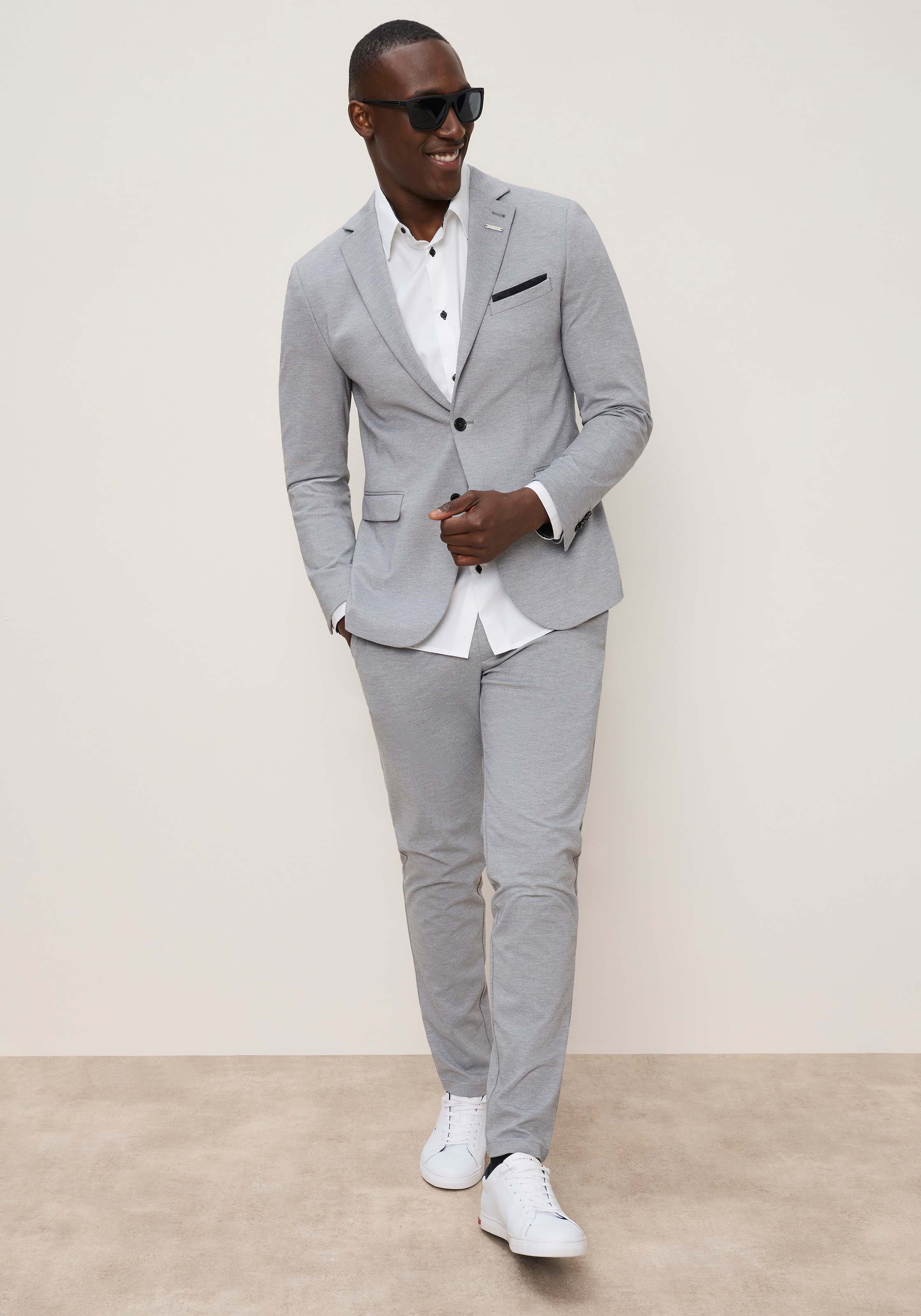 Bruno Banani Costume »Jersey« Ensemble, Veste & pantalon, 2 tlg. normal qualité élastique
