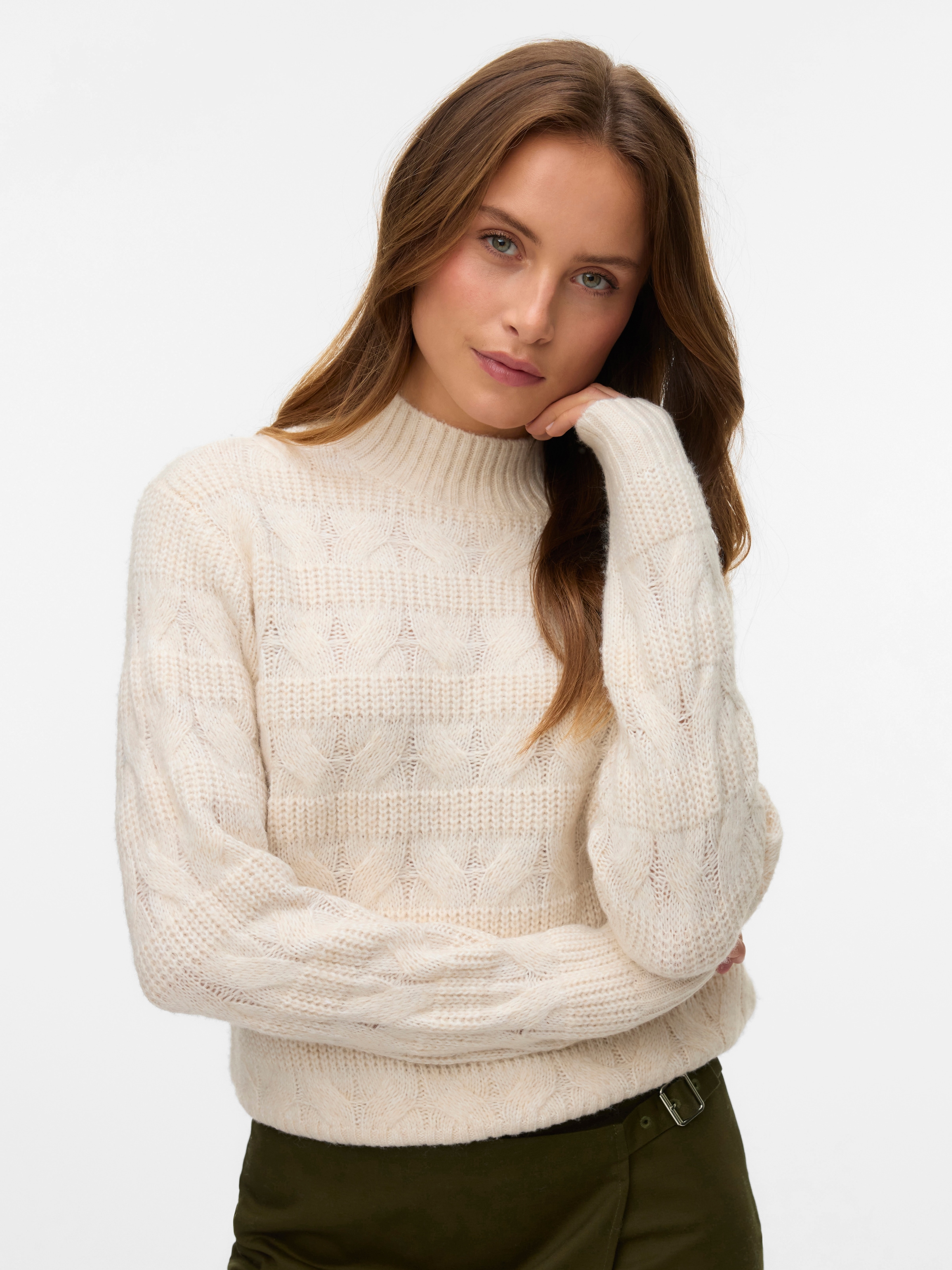 Vero Moda Pull en tricot »VMVIRGO LS HIGHNECK PULLOVER BF«