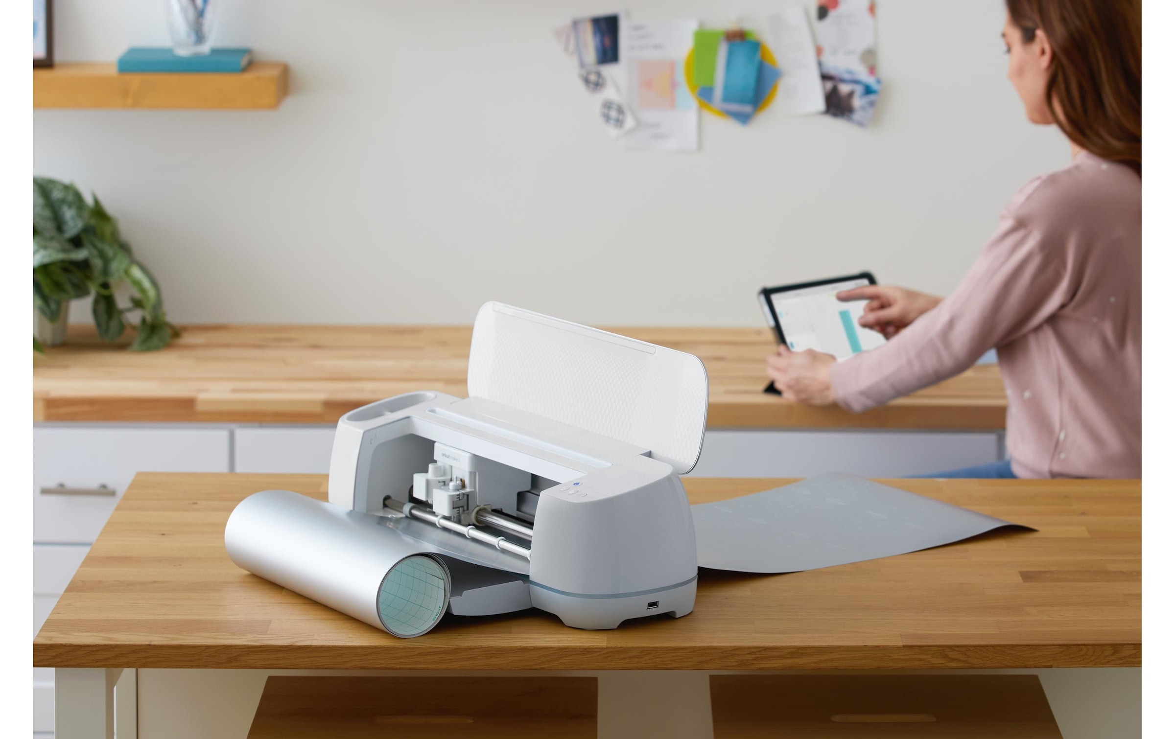 Cricut Papierschneidegerät »Maker«, Falzen, Gravieren, Prägen, Schneiden, Zeichnen