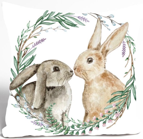 queence Dekokissen "Berti" süßer Hase